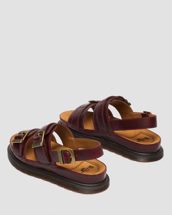 Dr Martens San Two Strap - Cherry Red