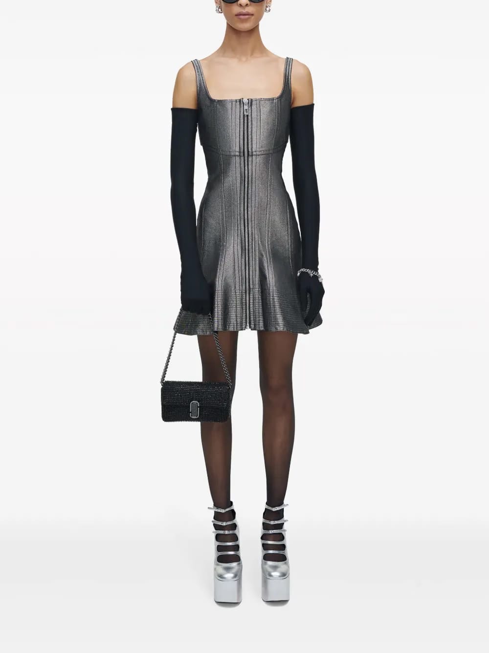 The Rhinestone J Marc Mini shoulder bag