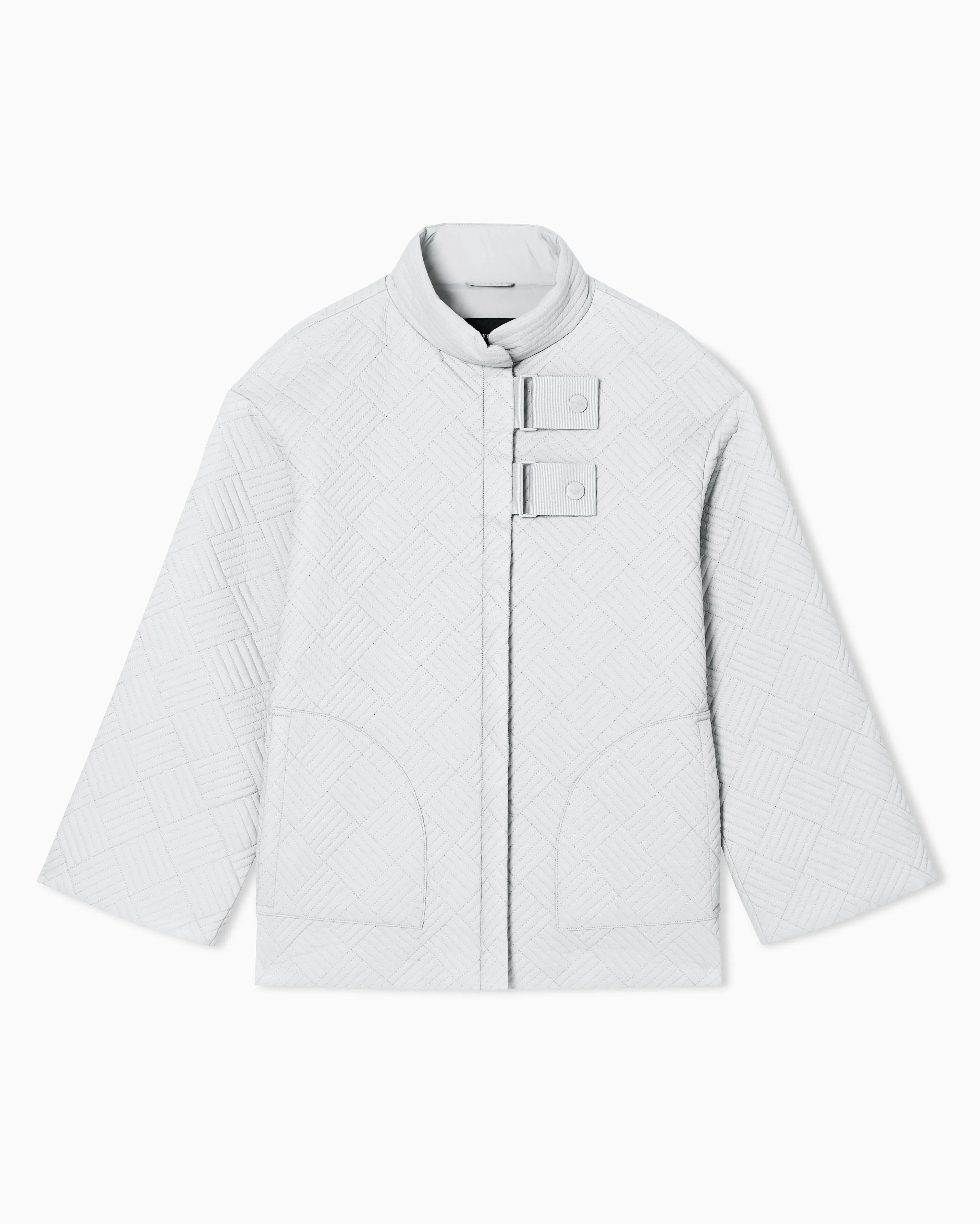 Emporio Armani nylon padded pea coat
