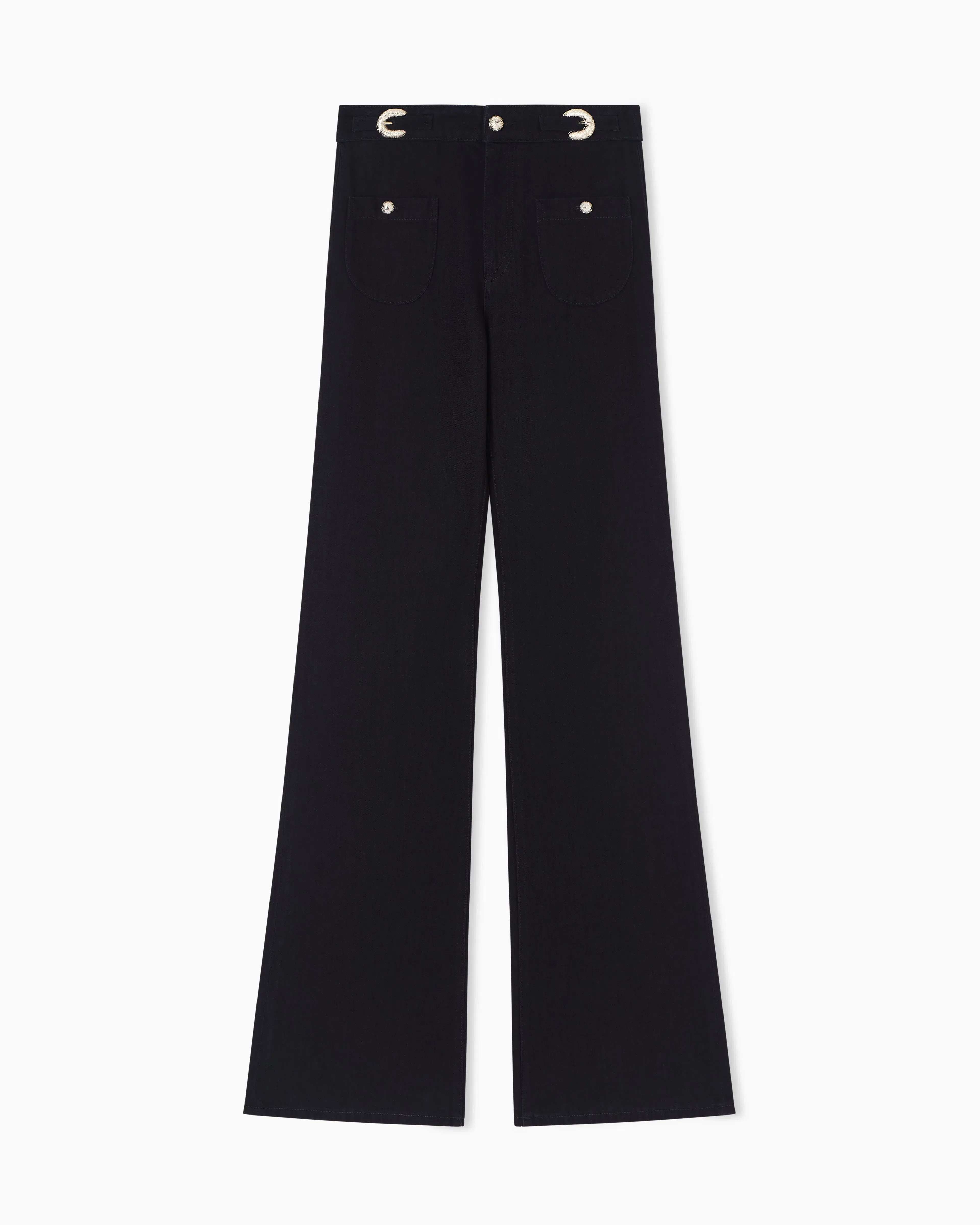 Emporio Armani J9H slim-fit jeans in Lyocell blend denim with a buckle detail
