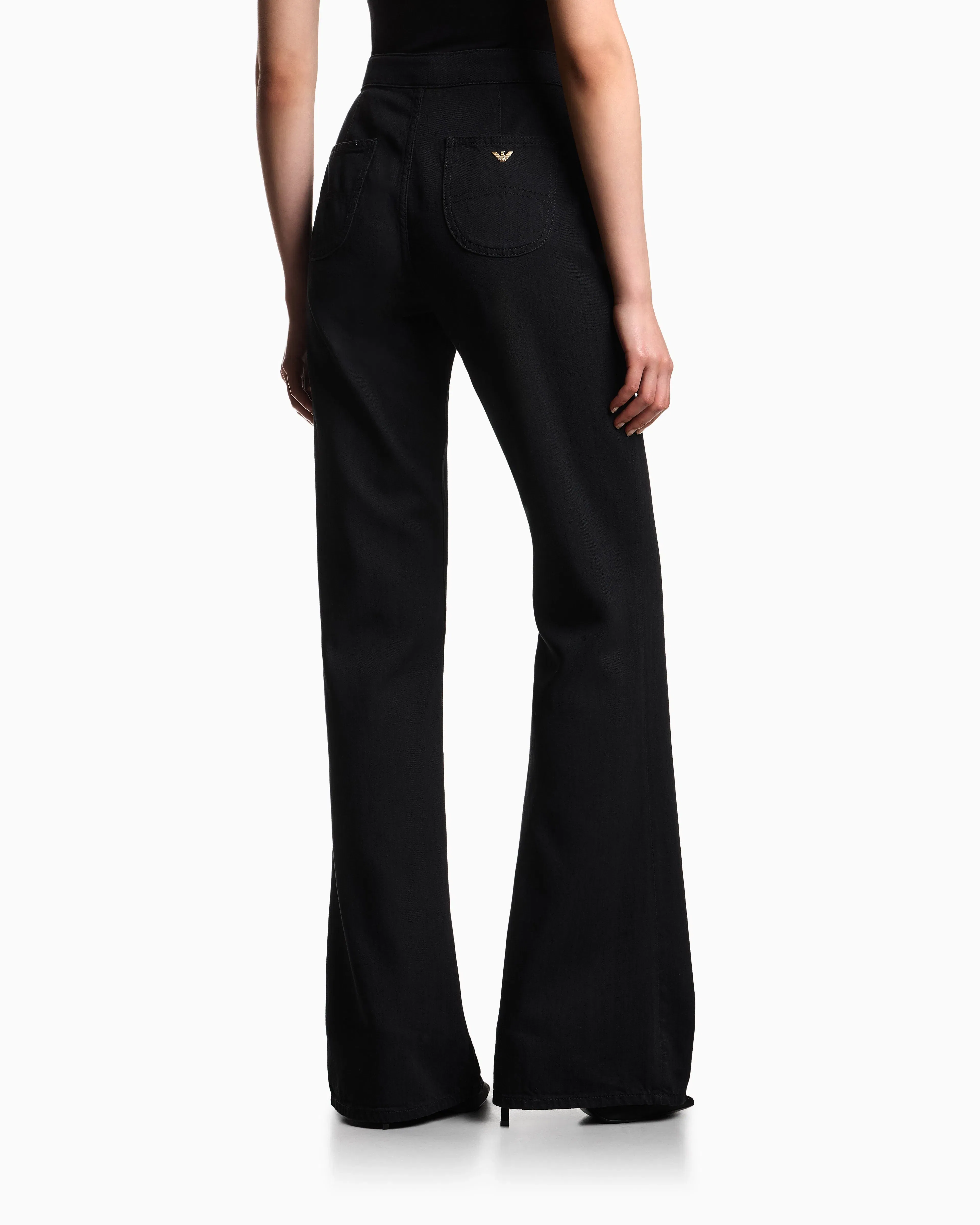 Emporio Armani J9H slim-fit jeans in Lyocell blend denim with a buckle detail