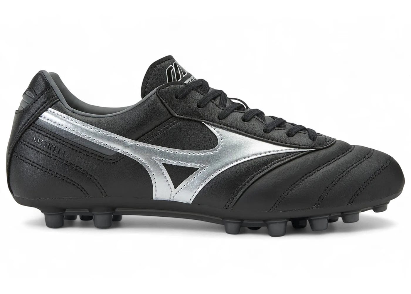 Mizuno Morelia Ii Pro Ag Black Galaxy Silver Dark Shadow