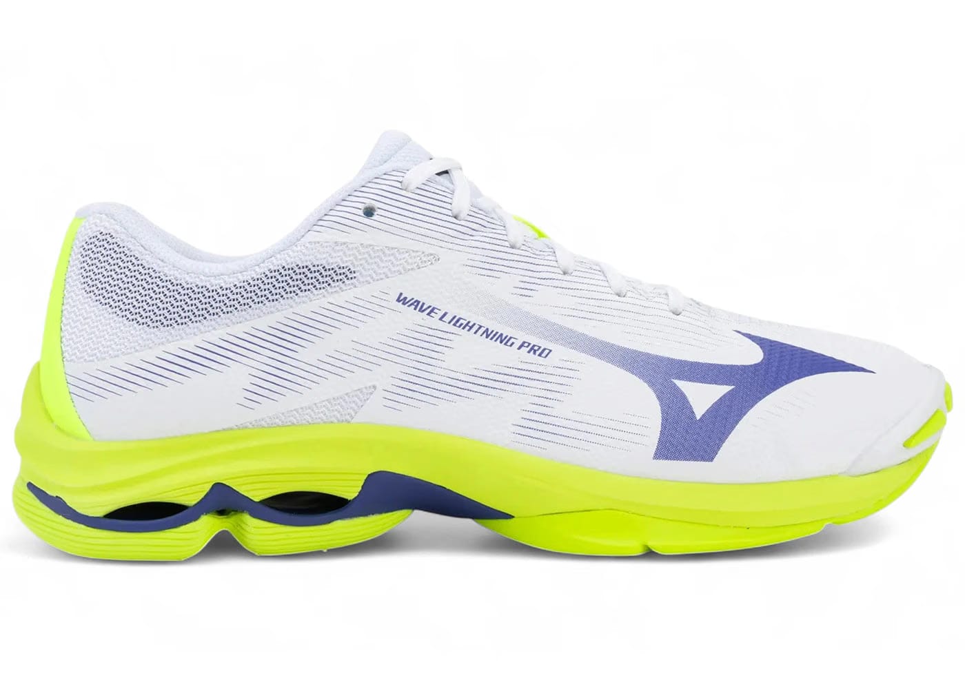 Mizuno Wave Lightning Pro White Lighting Yellow Dazzling Blue
