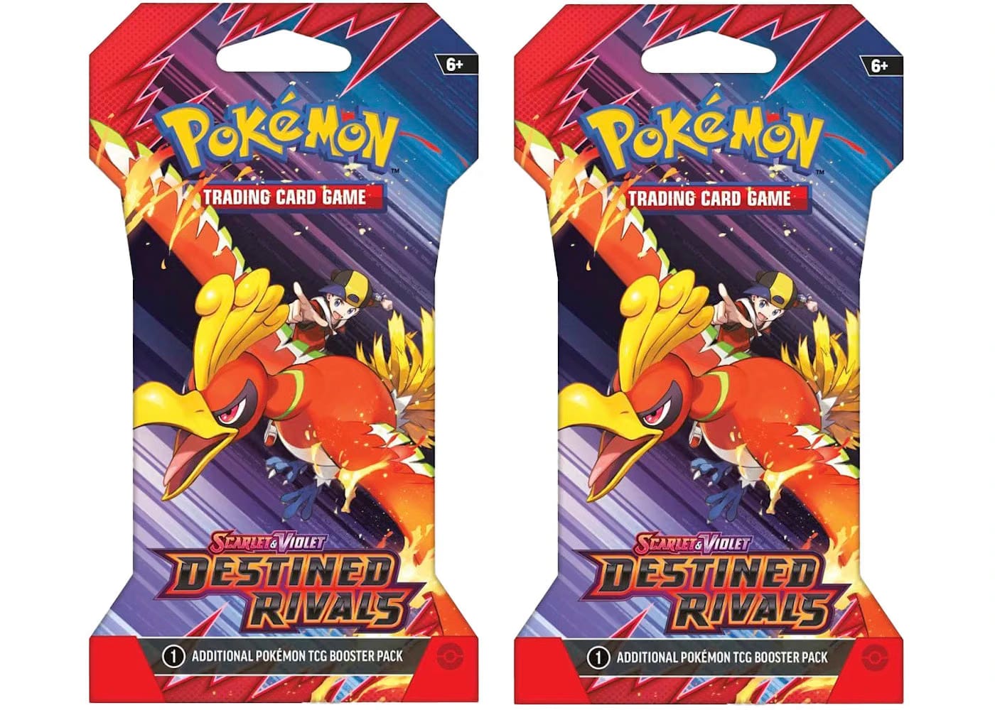 2025 Pokemon Scarlet & Violet Destined Rivals Booster Pack 2X Lot Artwork May Vary