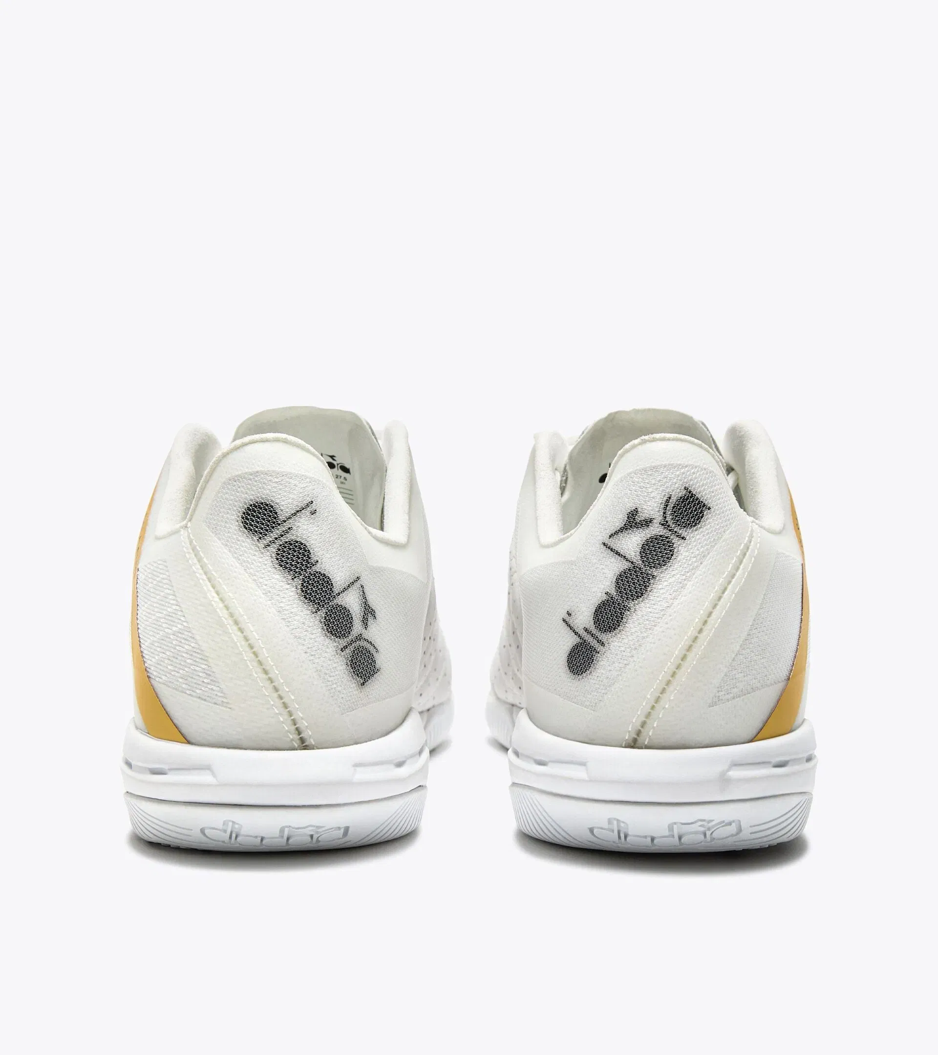 Diadora Brasil Sala Elite Id White/Black/Metallic Gold