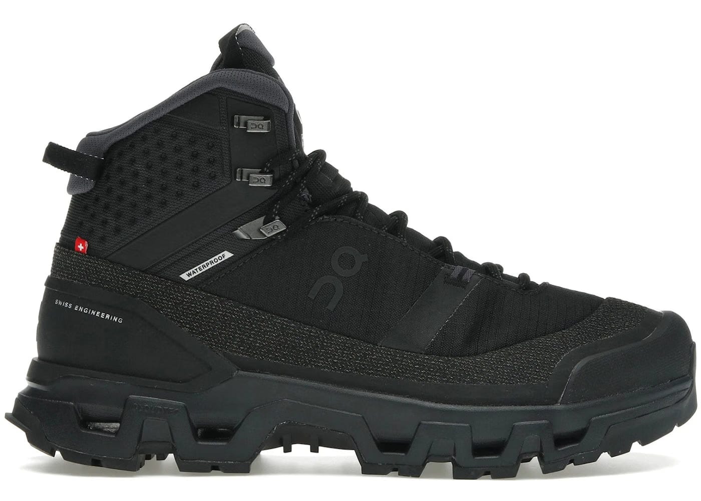 On Running Cloudrock Trek Waterproof Black Womens