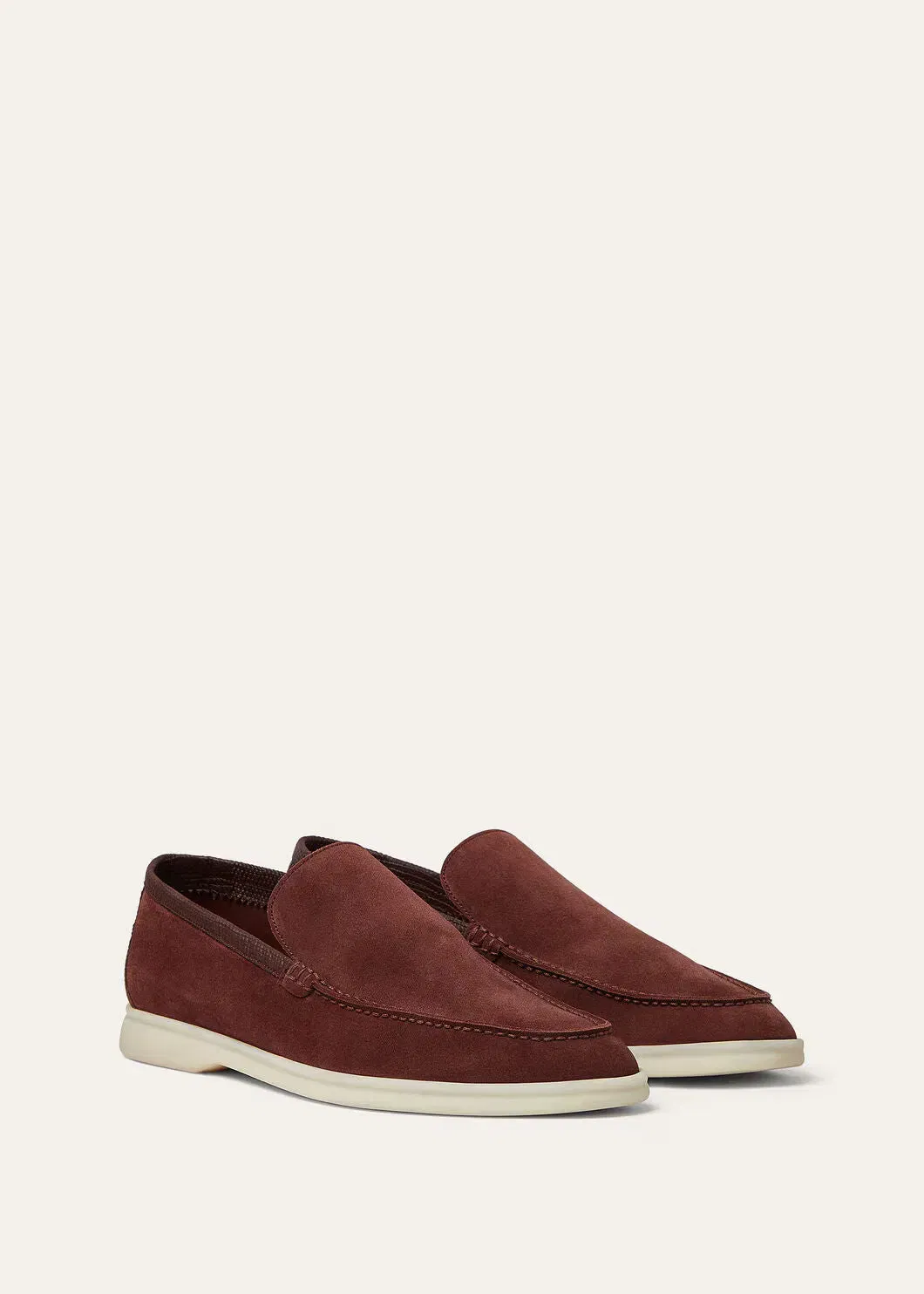 LoroPiana Summer Walk Loafer Amarone