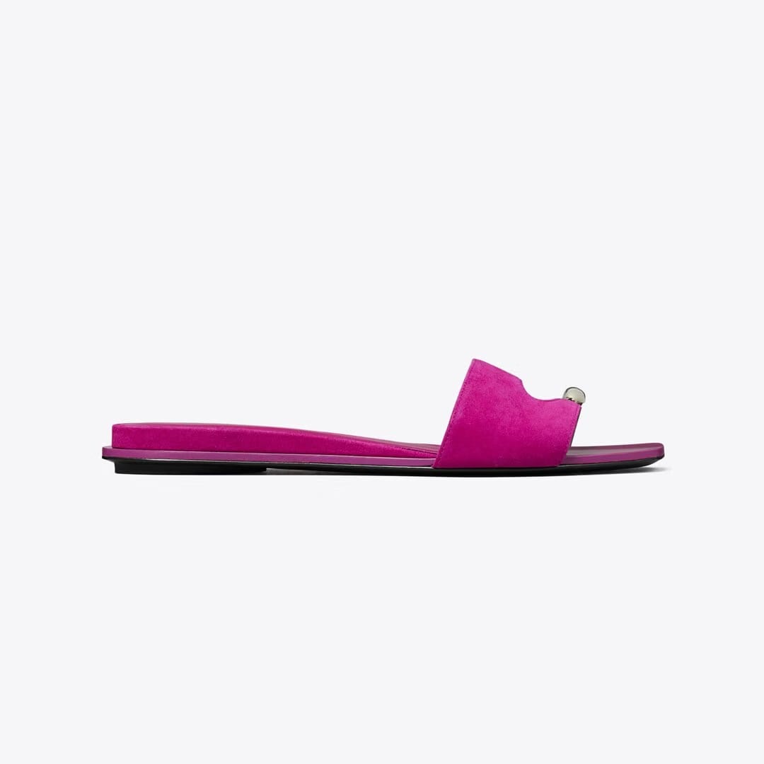 Tory Burch Pierced Slide FUSCHIA SPARK