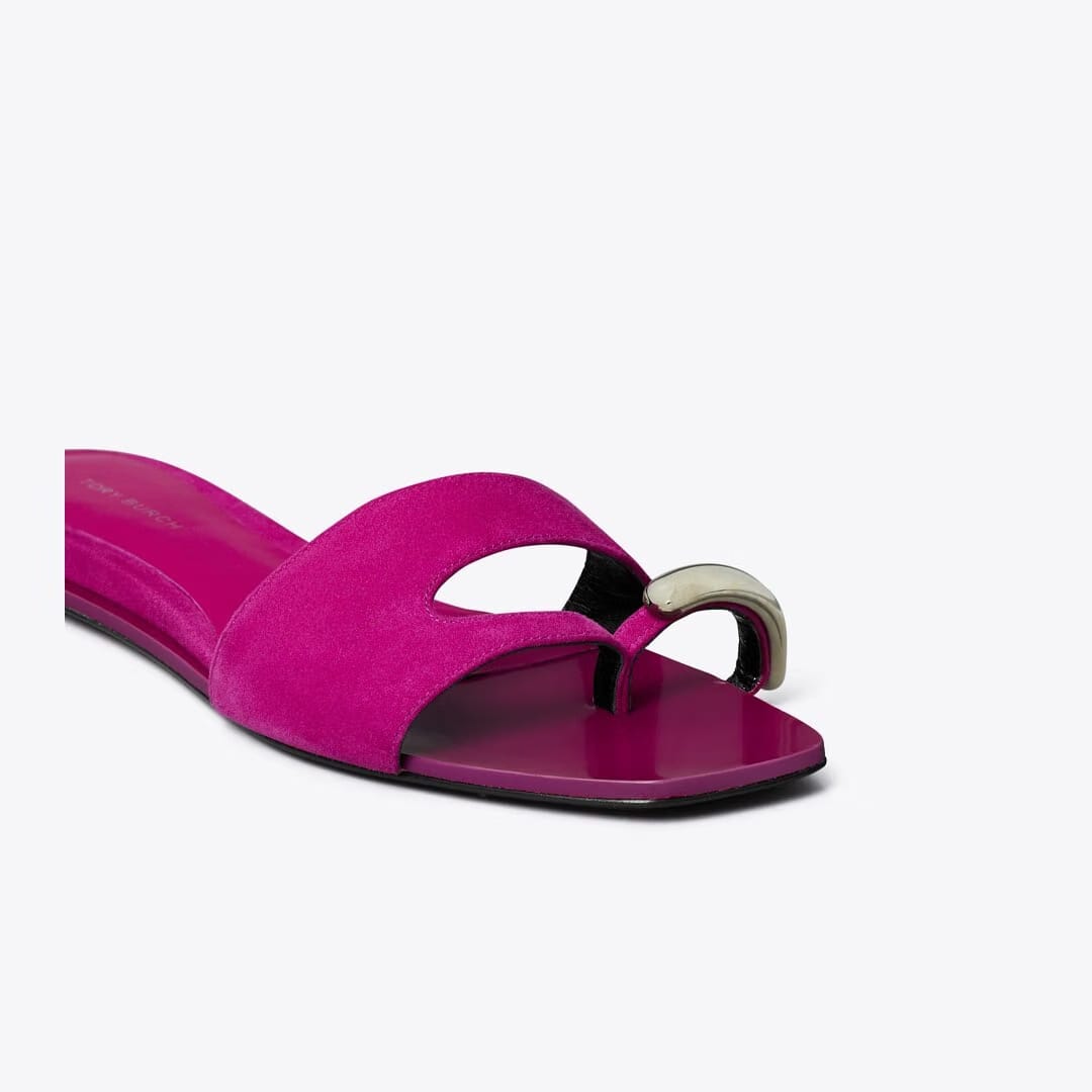 Tory Burch Pierced Slide FUSCHIA SPARK
