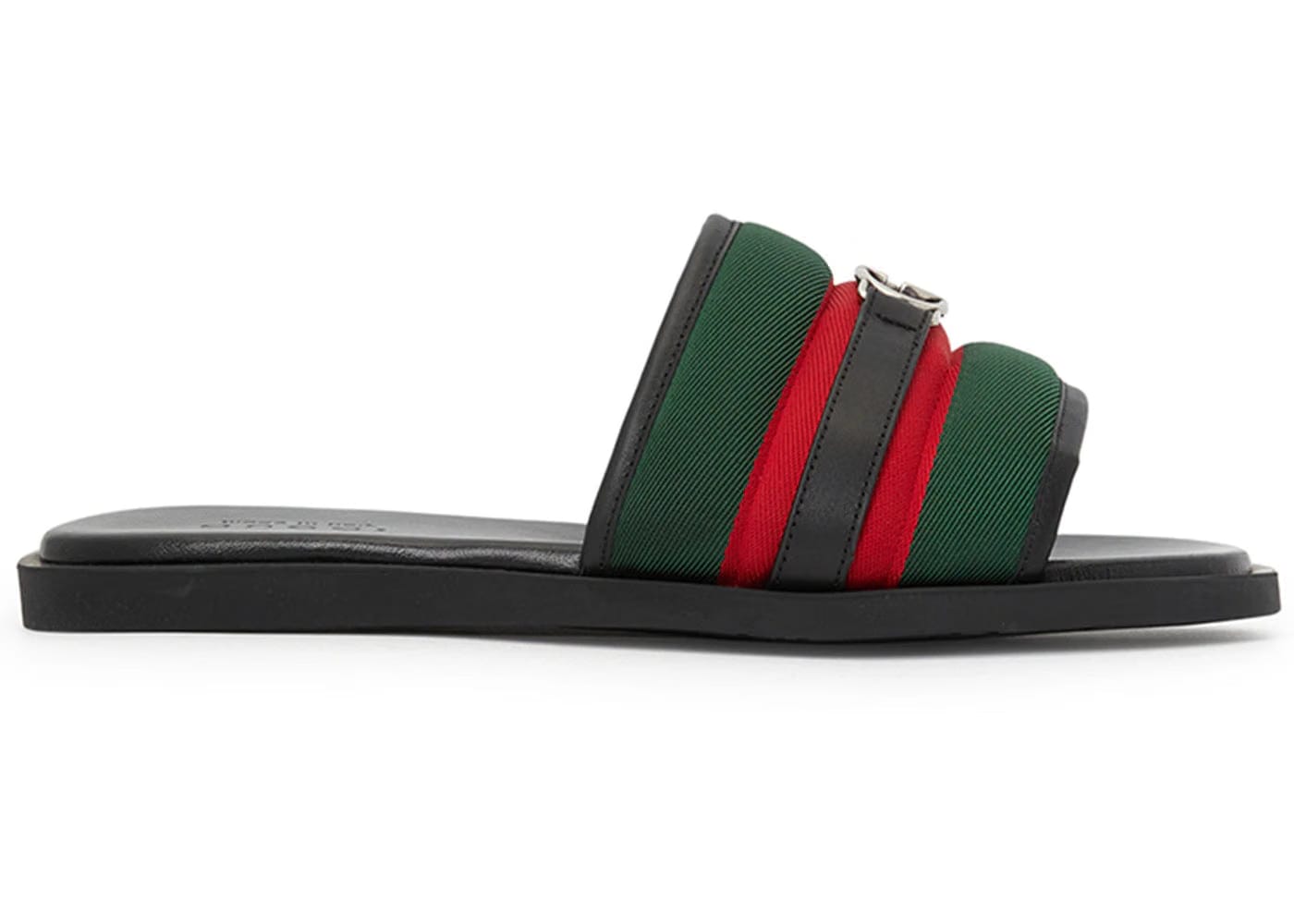 Gucci Interlocking G Slide Black Green Red