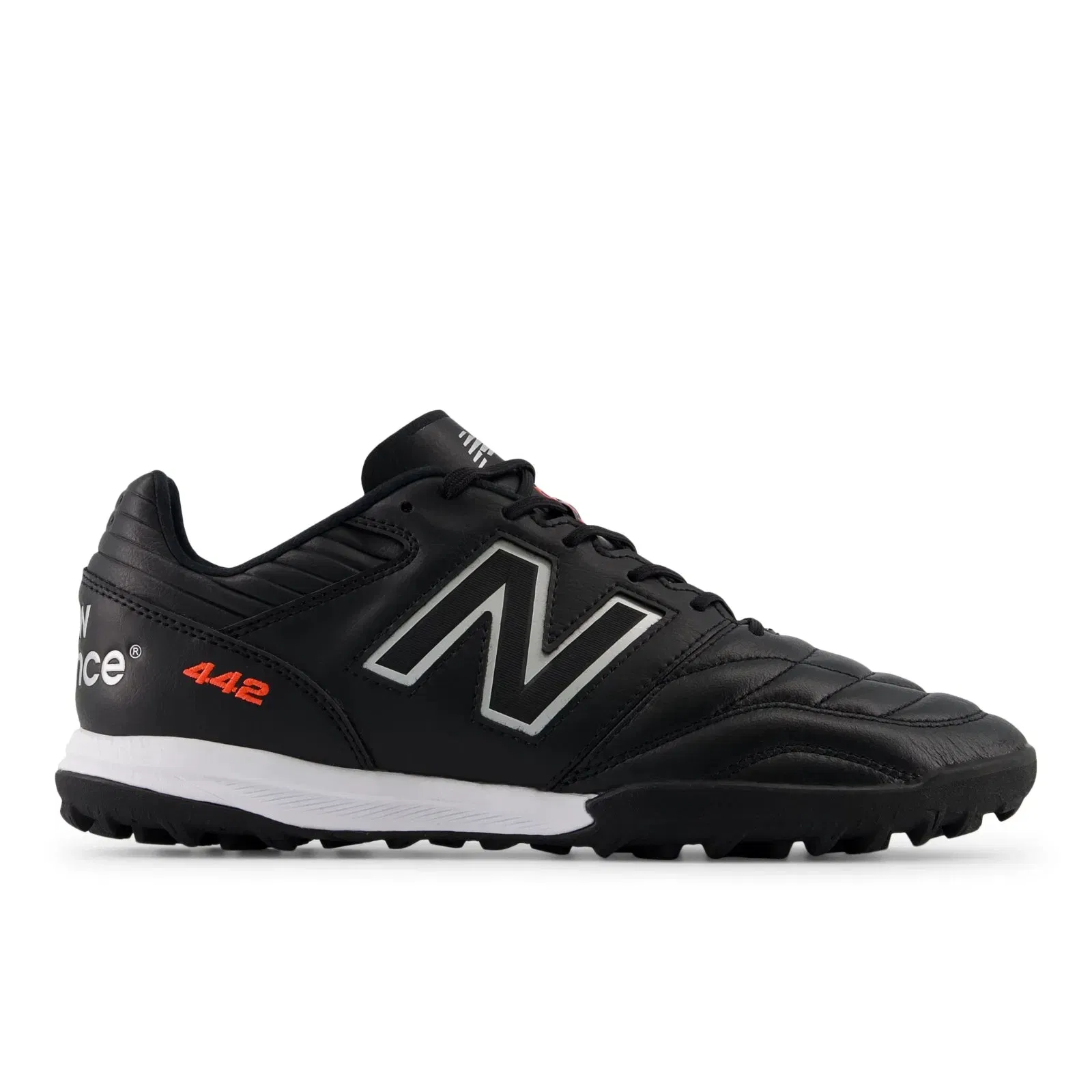 New Balance 442 Pro Tf V2 Black With White And Team Red Black With White And Team Red