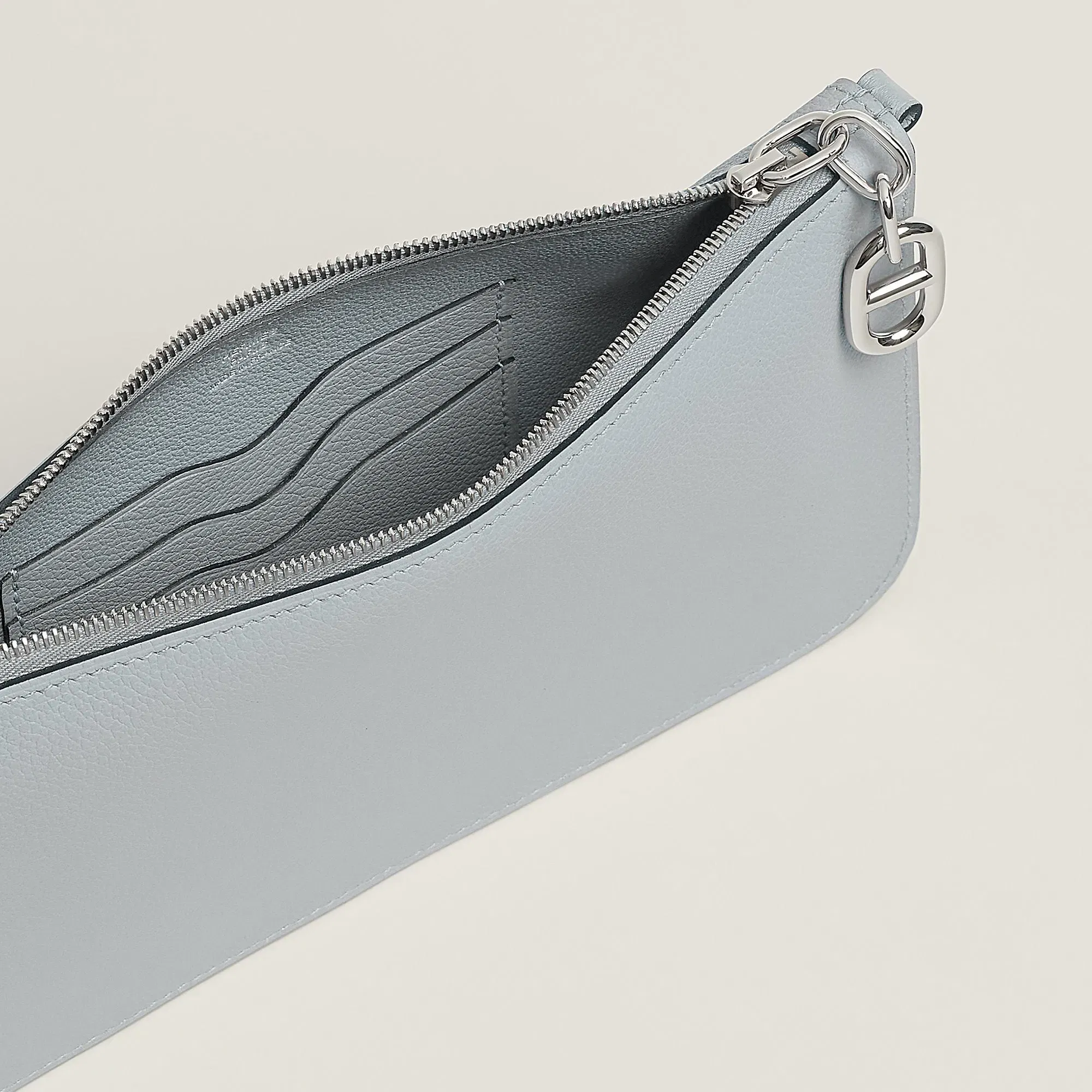 Hermes Zipengo Chaine D'Ancre To Go Pouch Biscuit