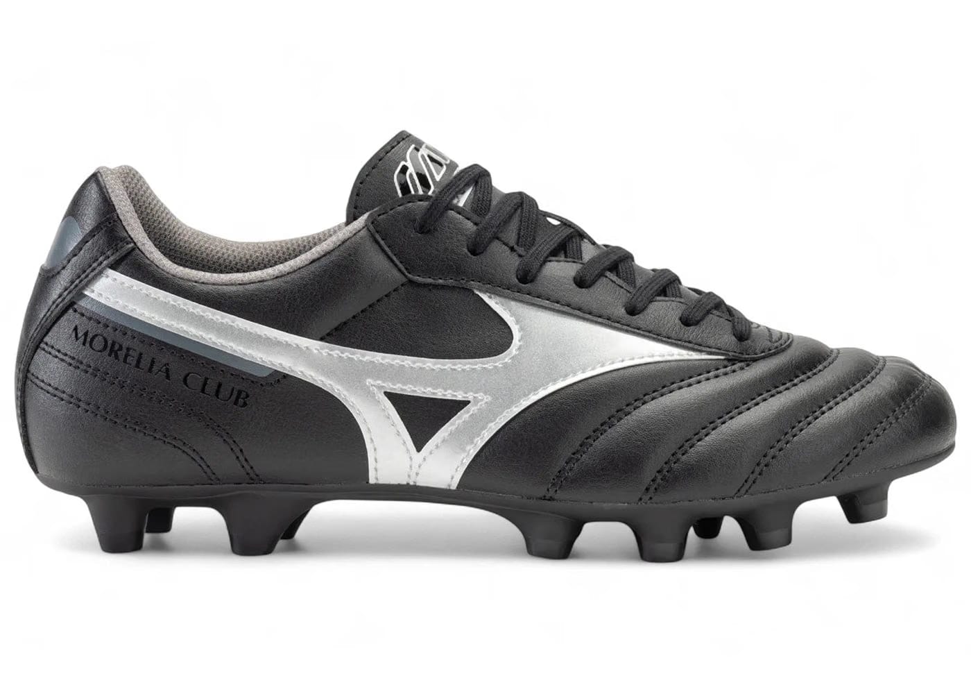 Mizuno Morelia Ii Club Fg Black Galaxy Silver Dark Shadow