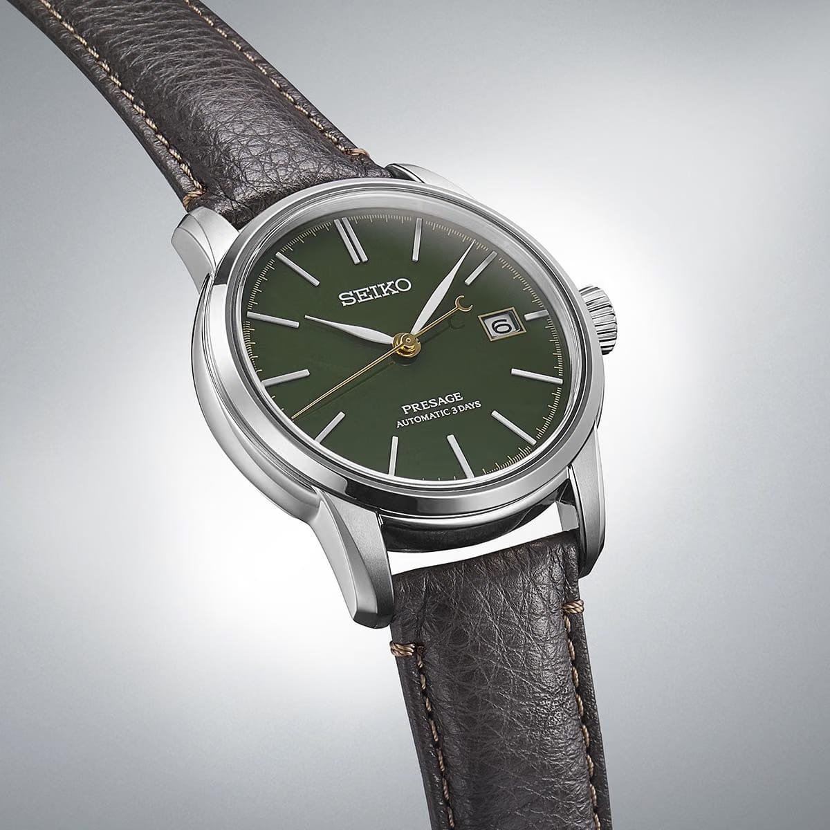 Seiko Natural Green Urushi Lacquer Presage Craftsmanship Series - Green - SPB407J1