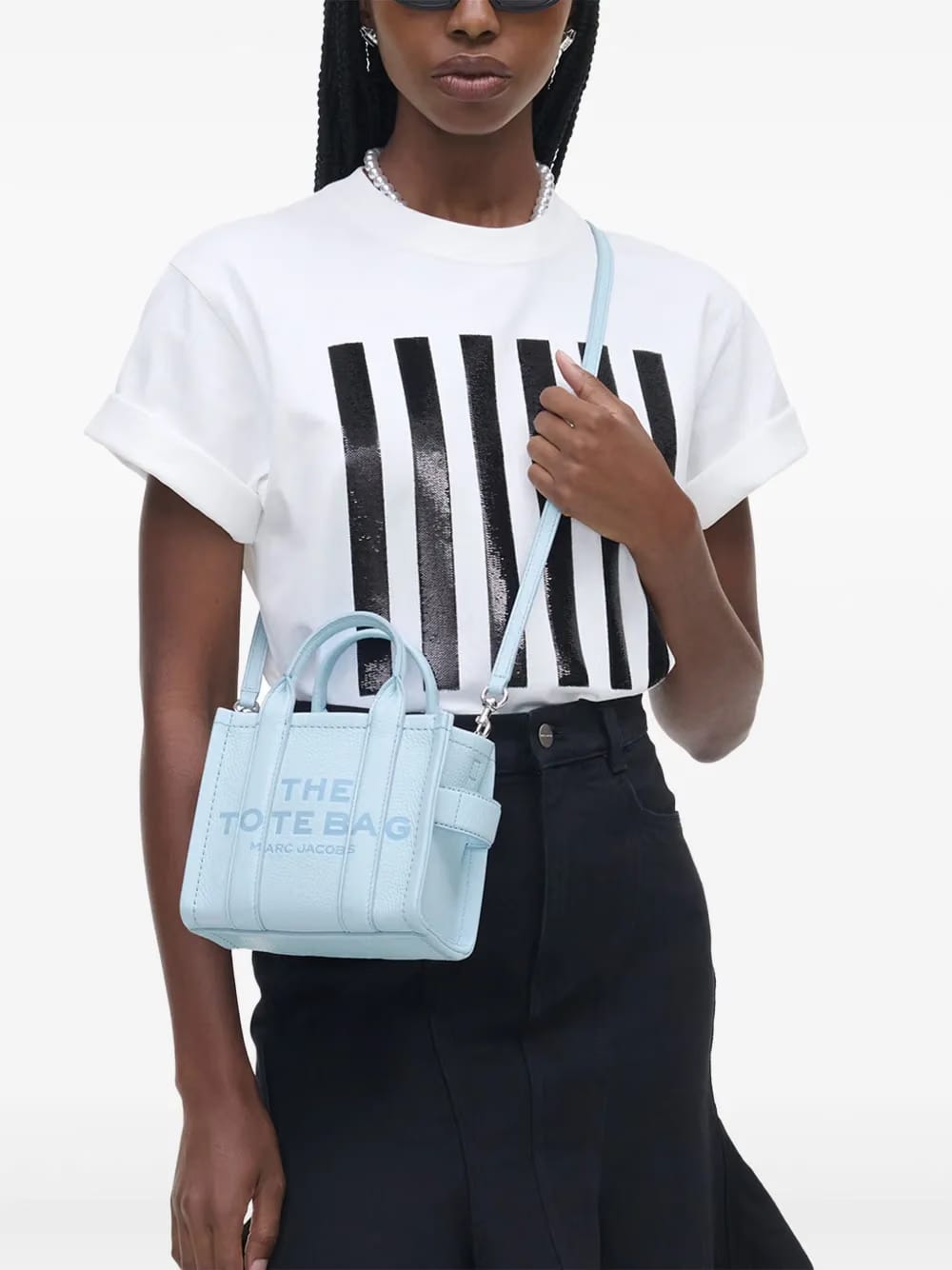 The Leather Cross Body Tote bag