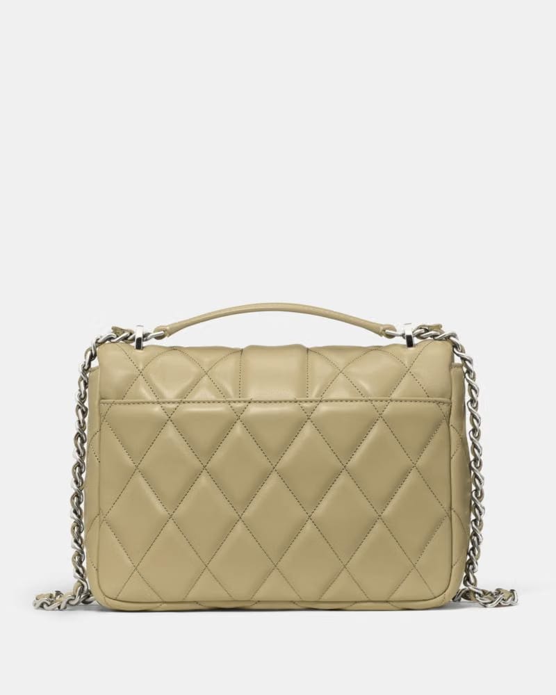 KateSpade Carey Quilted Small Flap Crossbody Elm