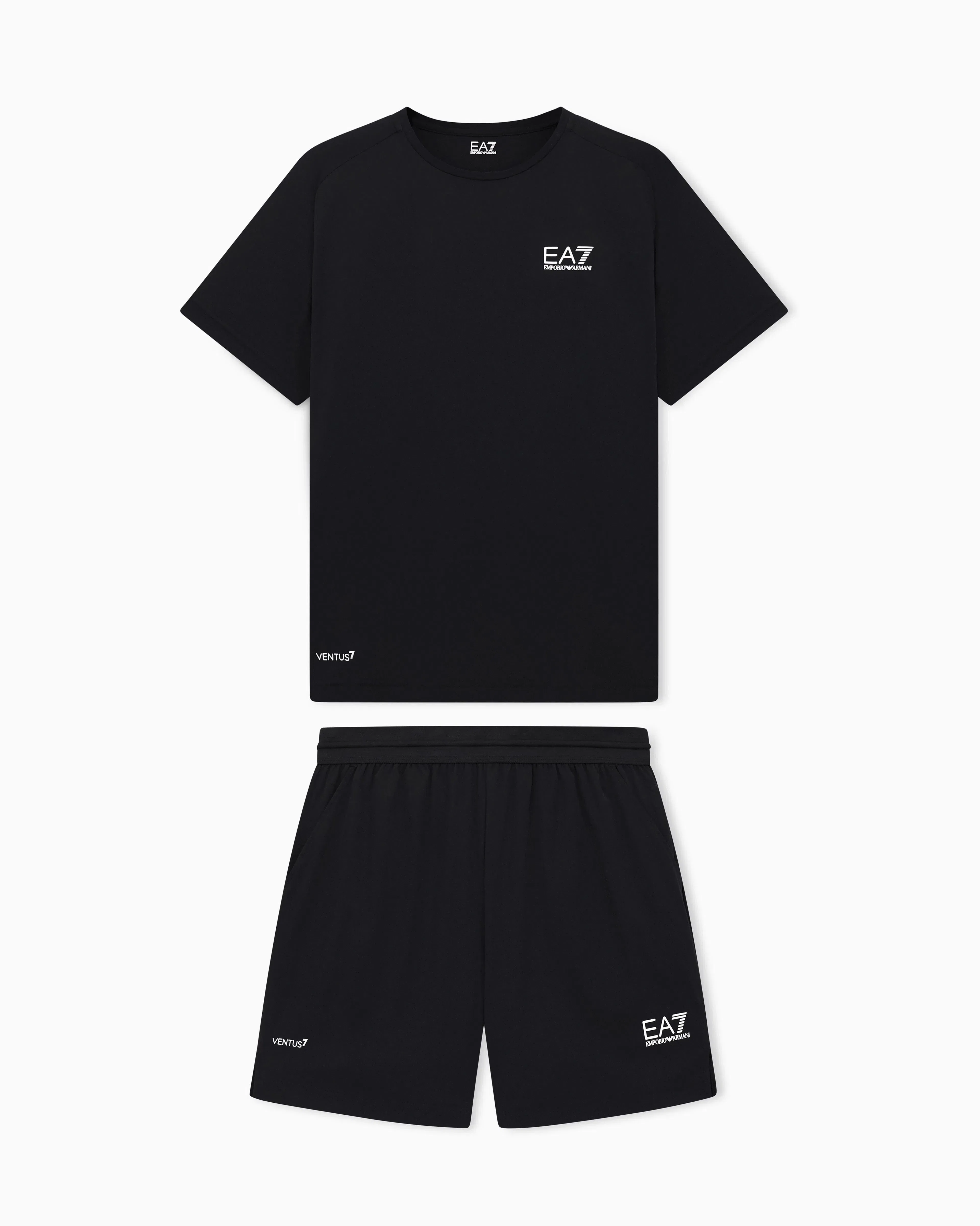 EA7 Ventus t-shirt and shorts set in technical fabric Ventus7