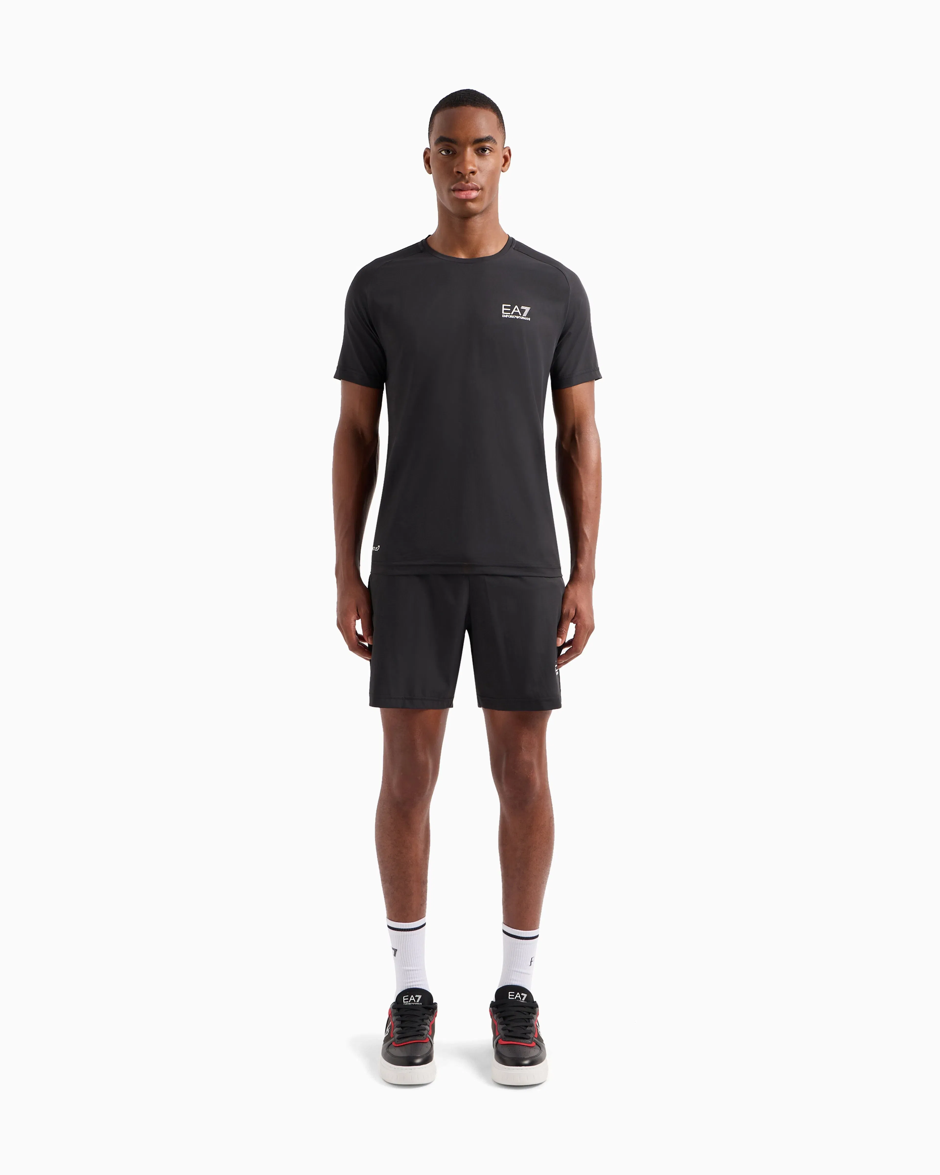 EA7 Ventus t-shirt and shorts set in technical fabric Ventus7