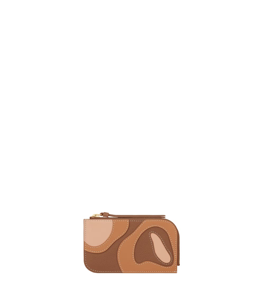 Polene Atla Card Holder Trio Camel