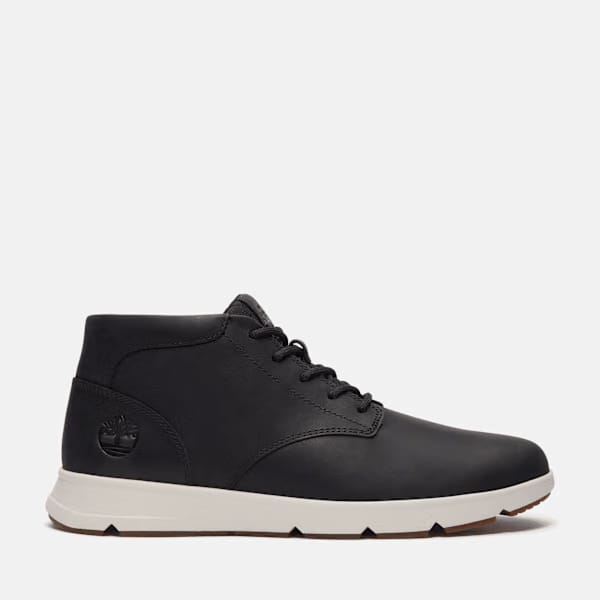 Timberland Parker Street Low Sneaker Black Full-Grain Men'S