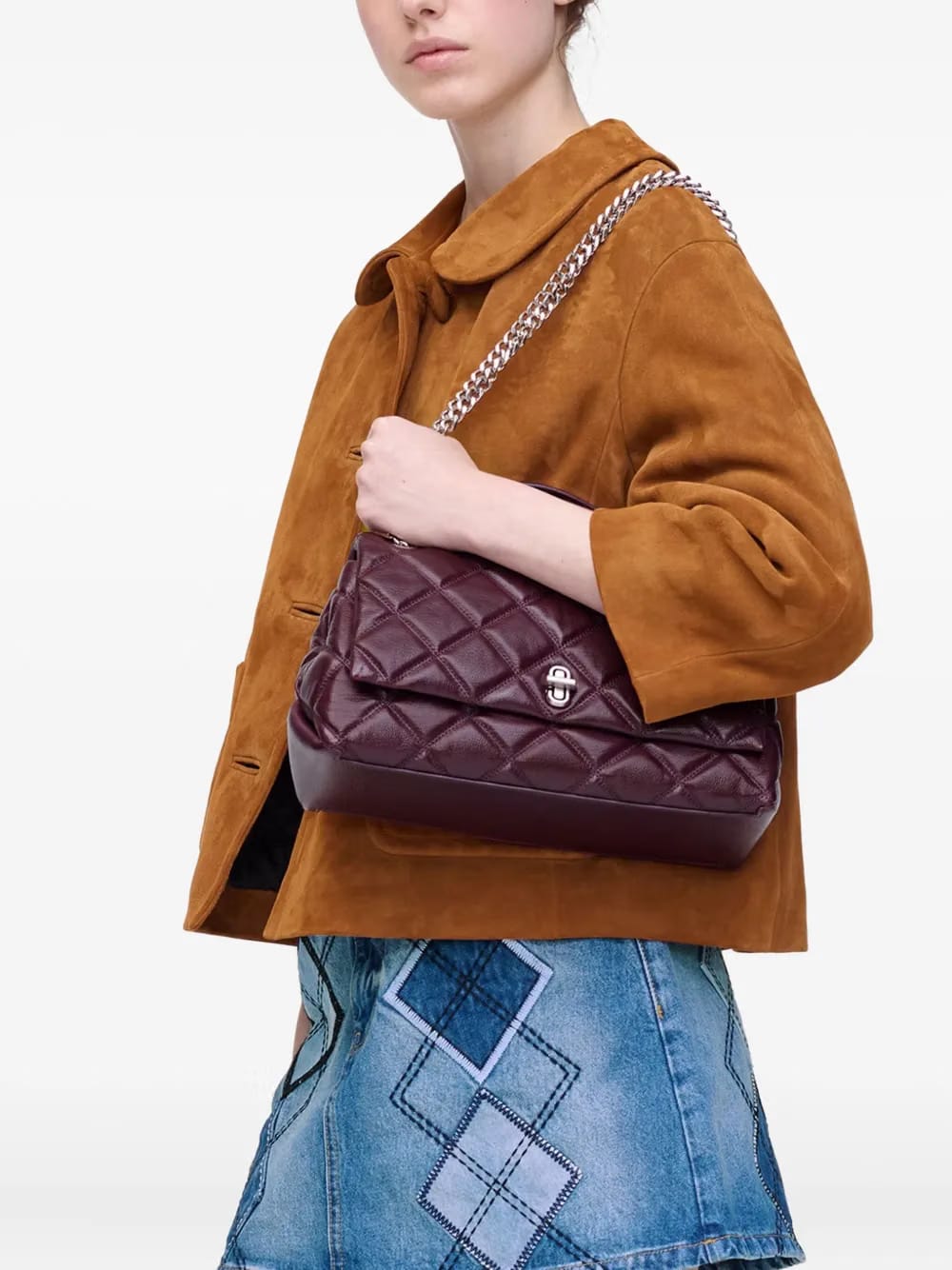 medium The Quilted Dual Convertible shoulder bag