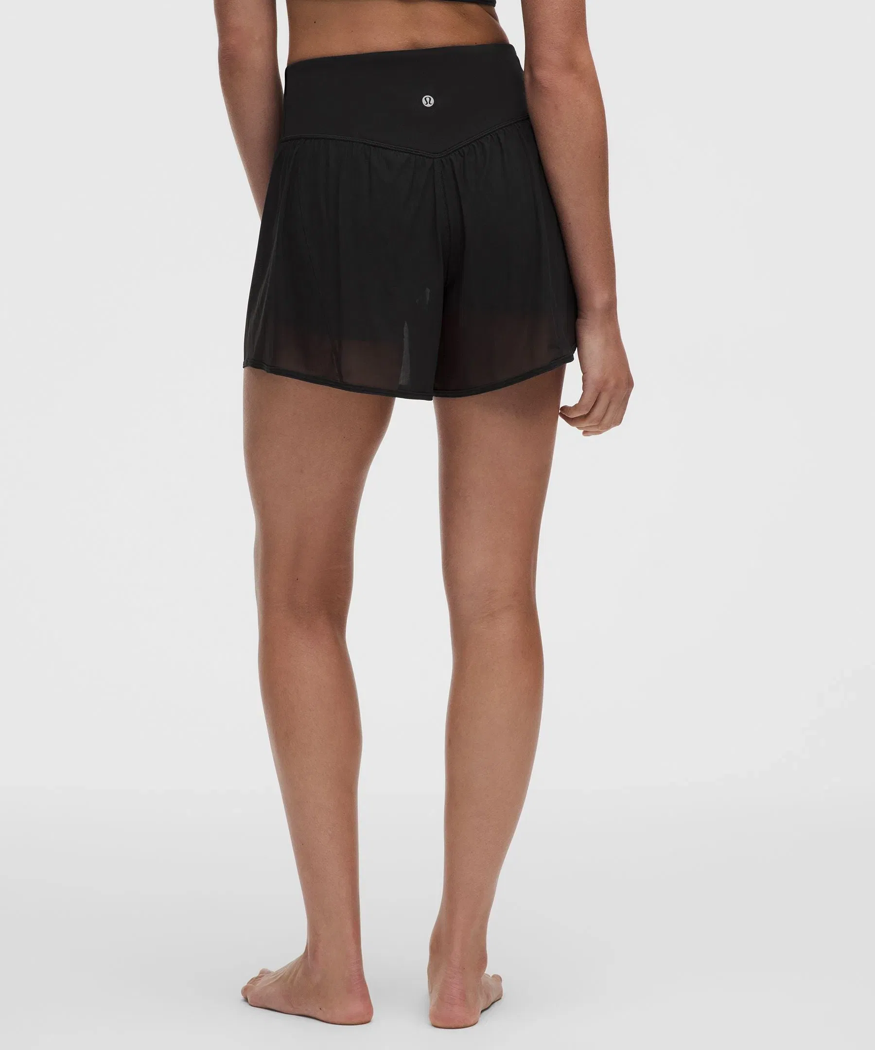 Lululemon Women's Nulu and Mesh High-Rise Studio Short 3.5"