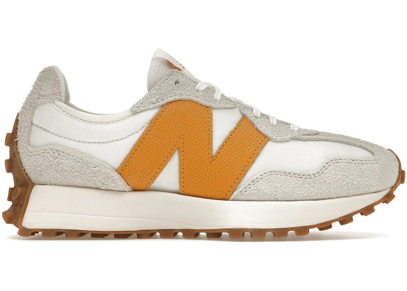 New Balance 327 Sea Salt Golden Hour Gum Womens