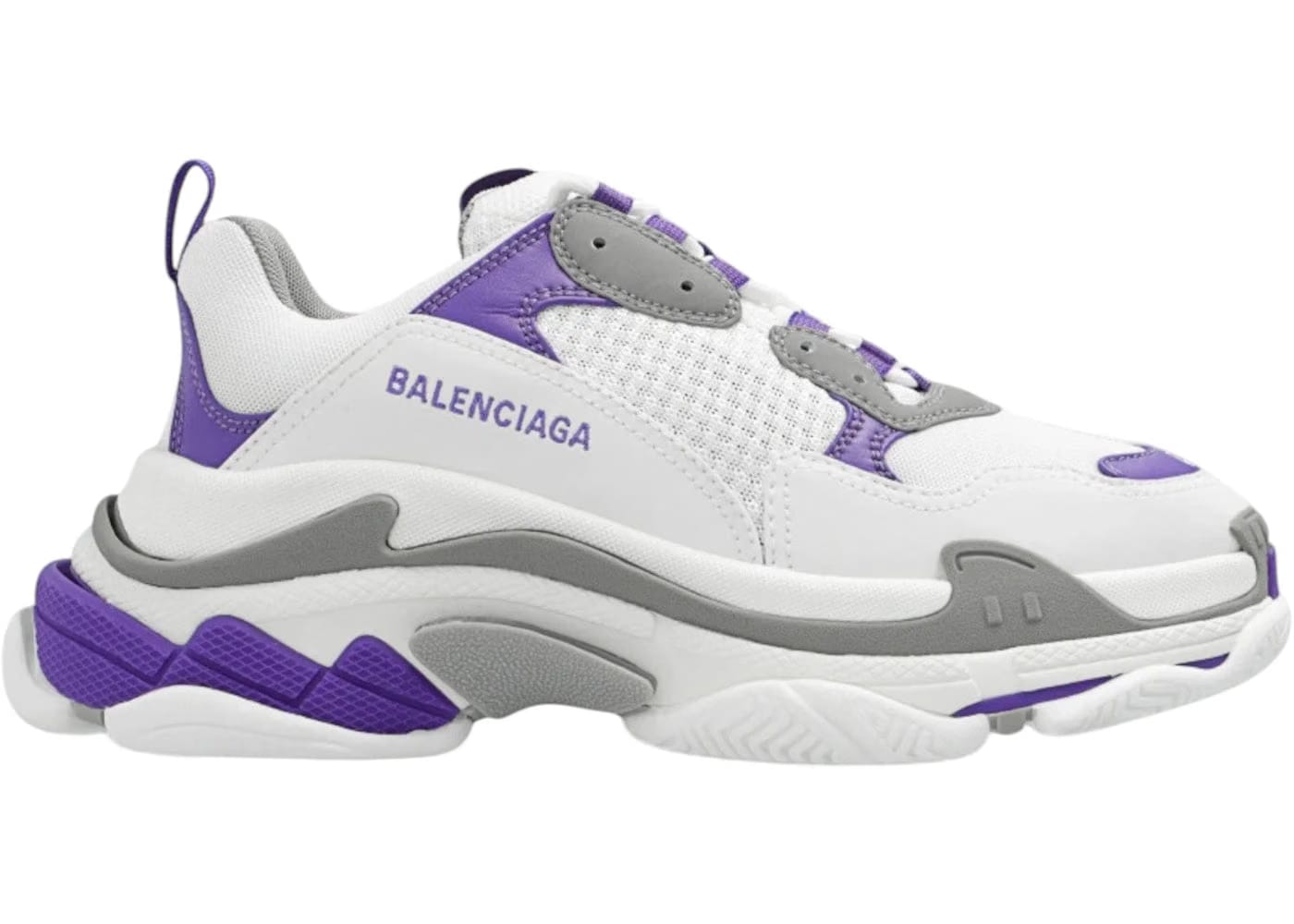 Balenciaga Triple S White Purple (Women's)