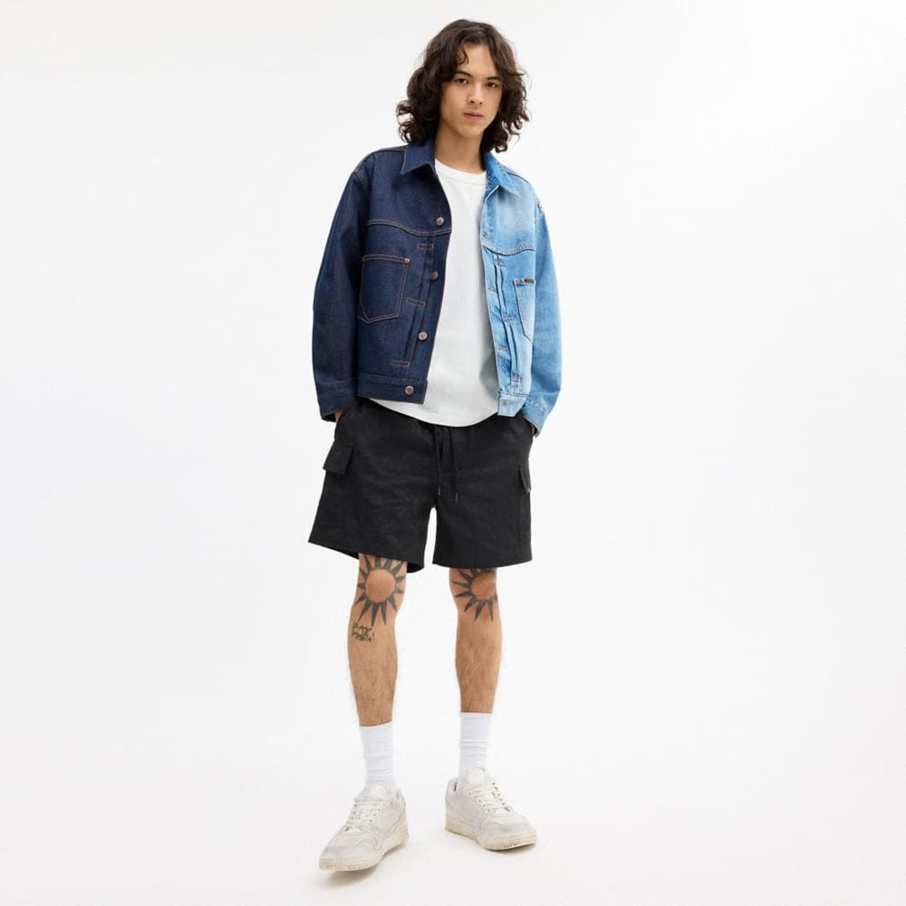 Coach Coach | Brain Dead Signature Camp Shorts Black