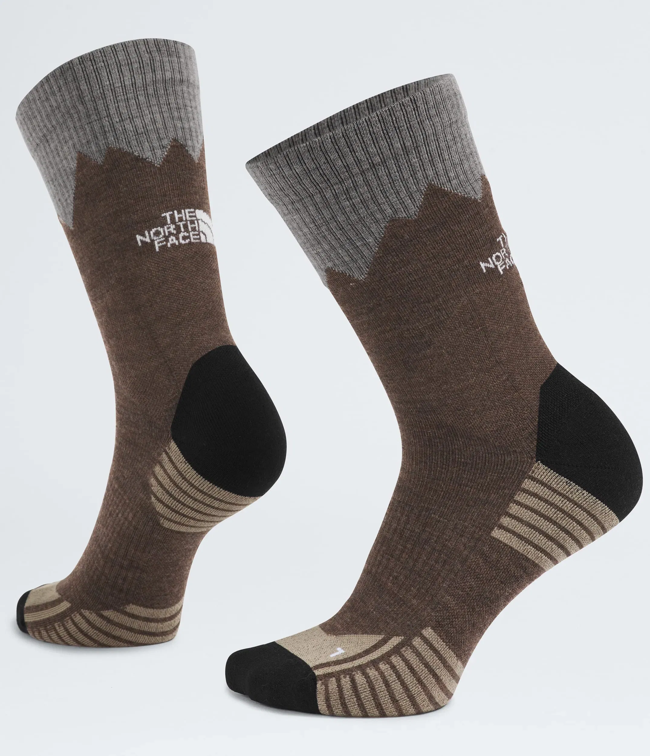 The North Face Mountain Hiking Crew Socks Smokey Brown Smokey Brown