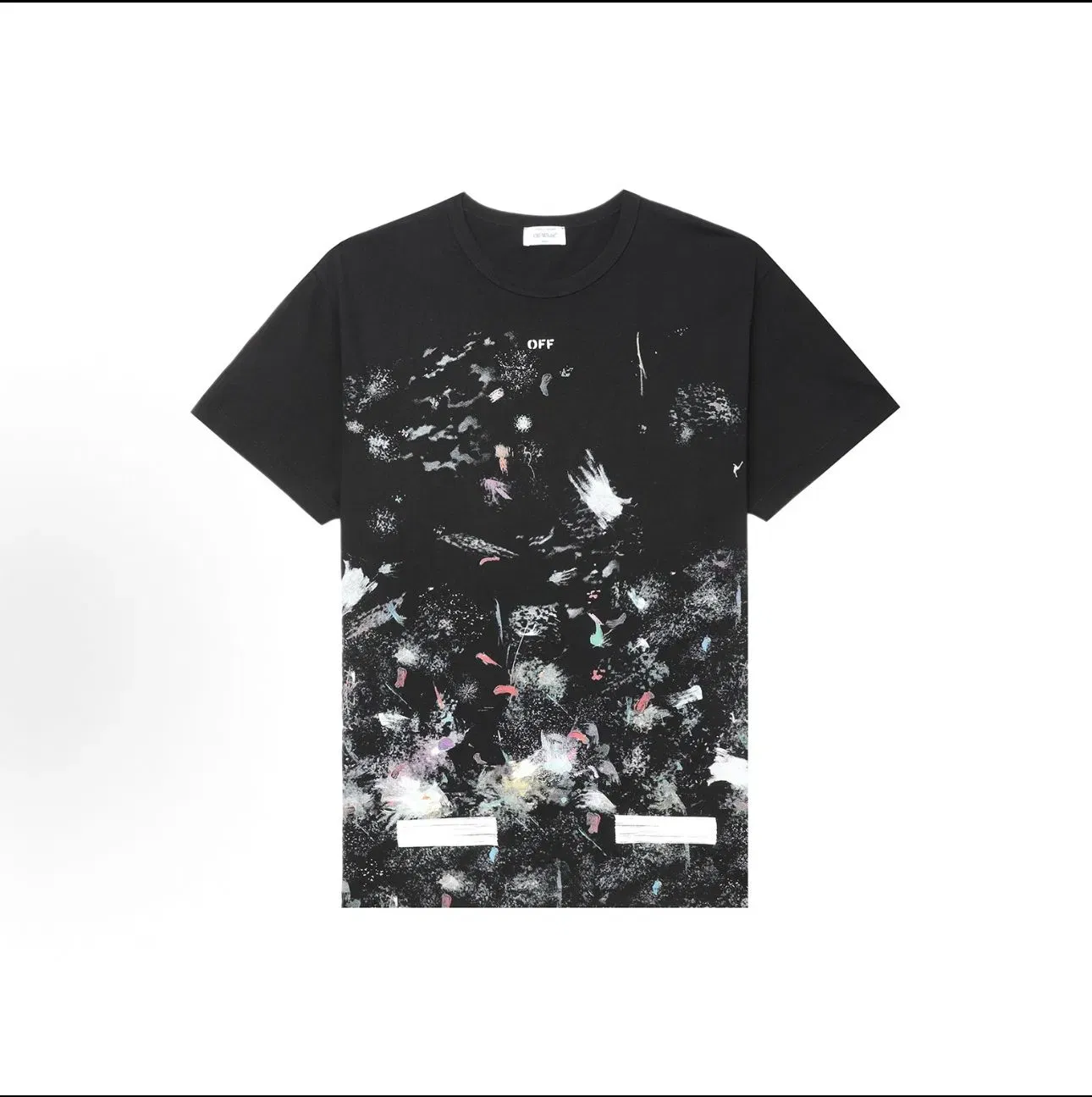 OFF-WHITE Painting Splash Ink Starry Sky Fireworks Arrow Print