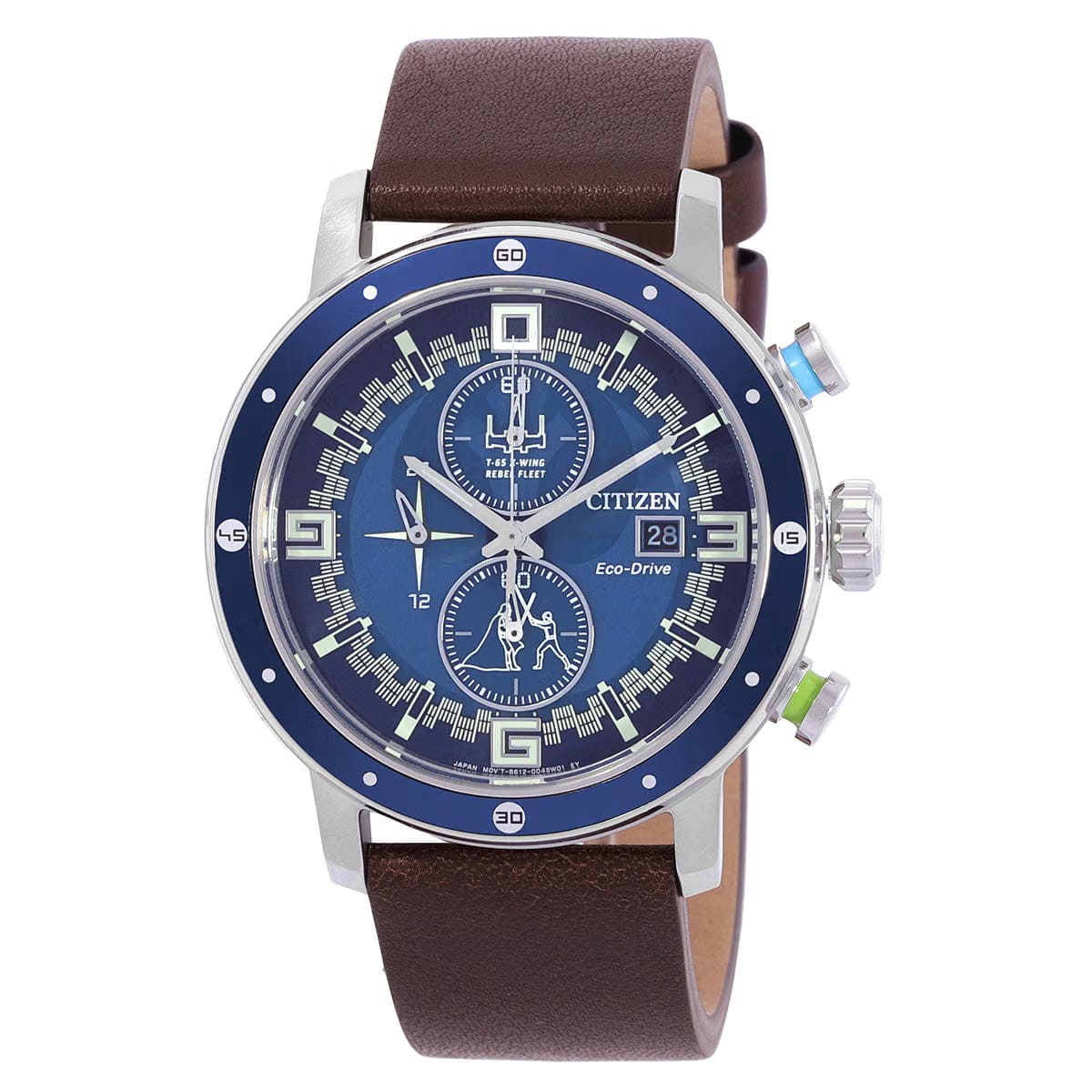 Citizen Luke Skywalker Chronograph Blue Dial Mens Watch