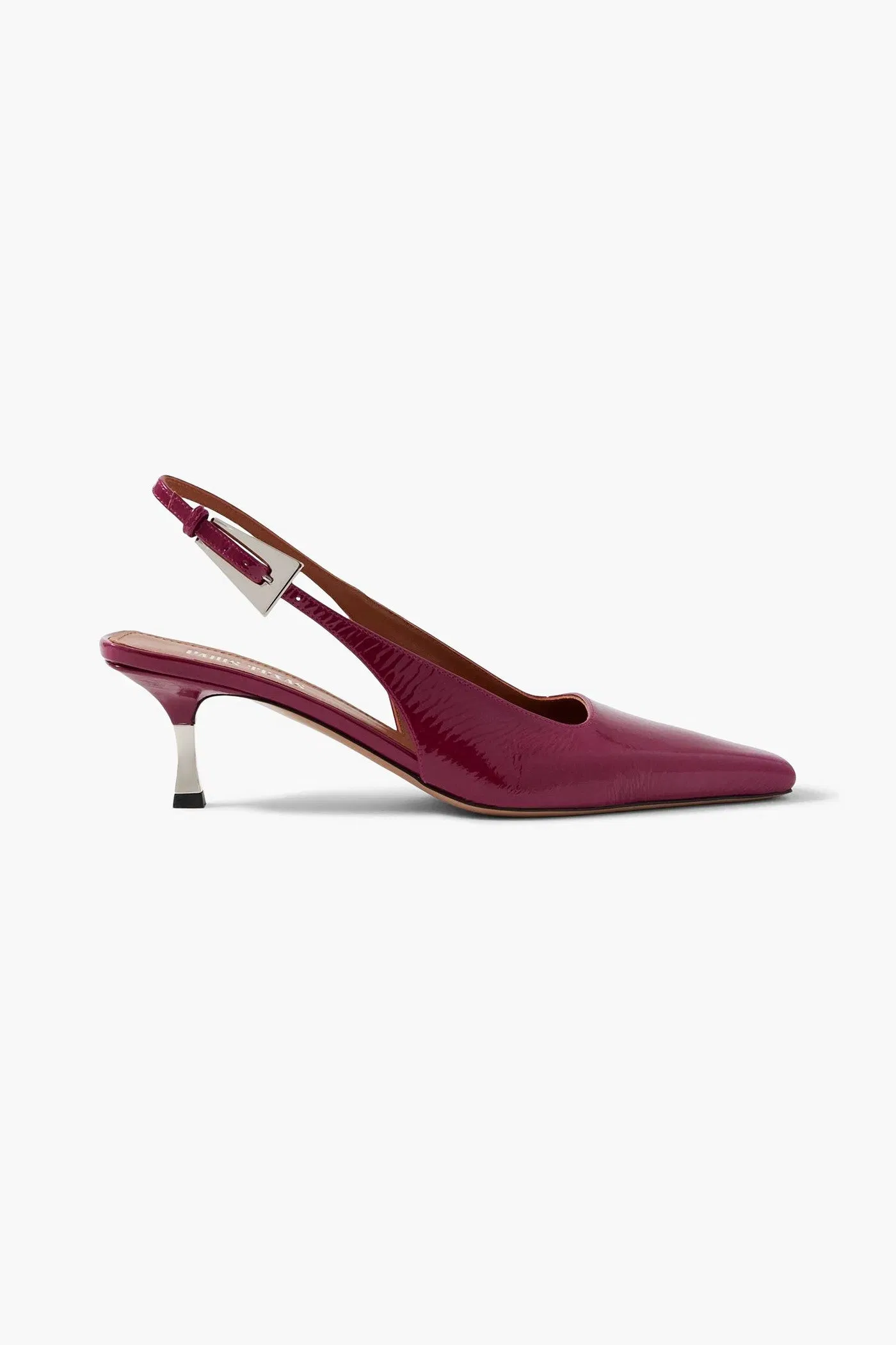 Paris Texas Bettina Patent-Leather Slingback Pumps Grape Women's