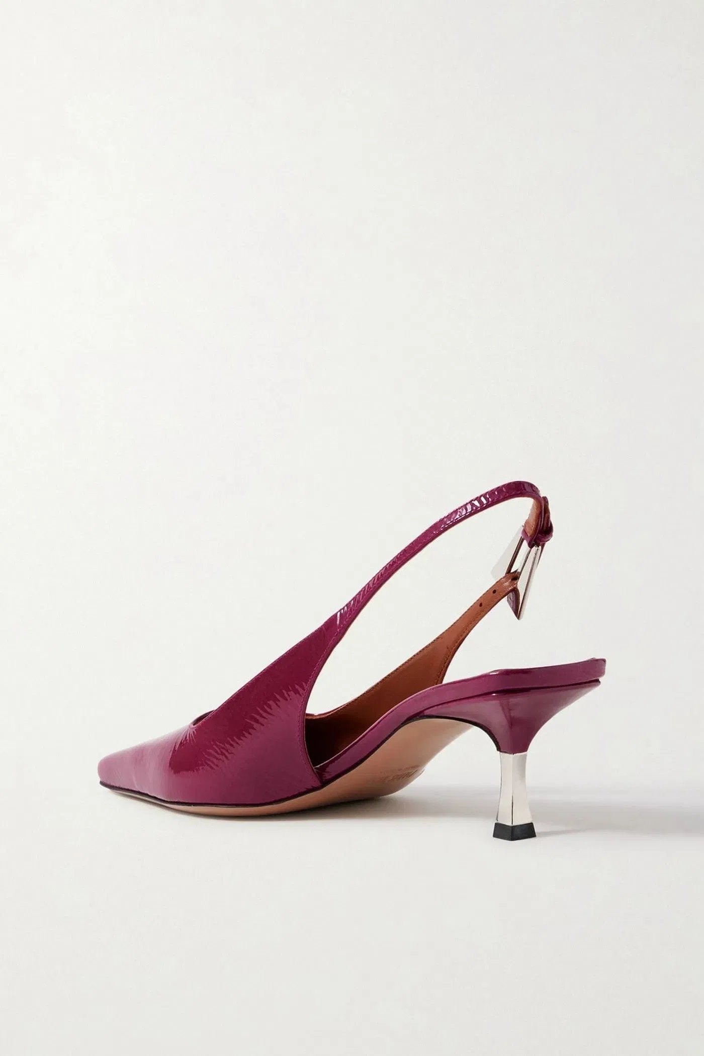 Paris Texas Bettina Patent-Leather Slingback Pumps Grape Women's