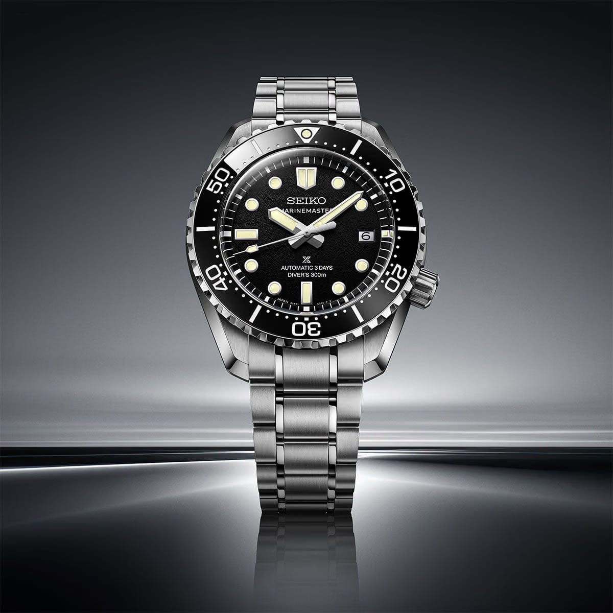 Seiko Prospex Marinemaster 1968 Heritage Reinterpretation In Satin Black - Black - HBF001J1