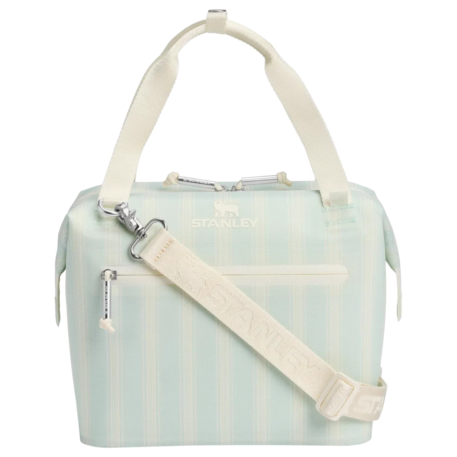 The All Day Julienne Mini Cooler | 7.4 QT Mist Picnic Stripe