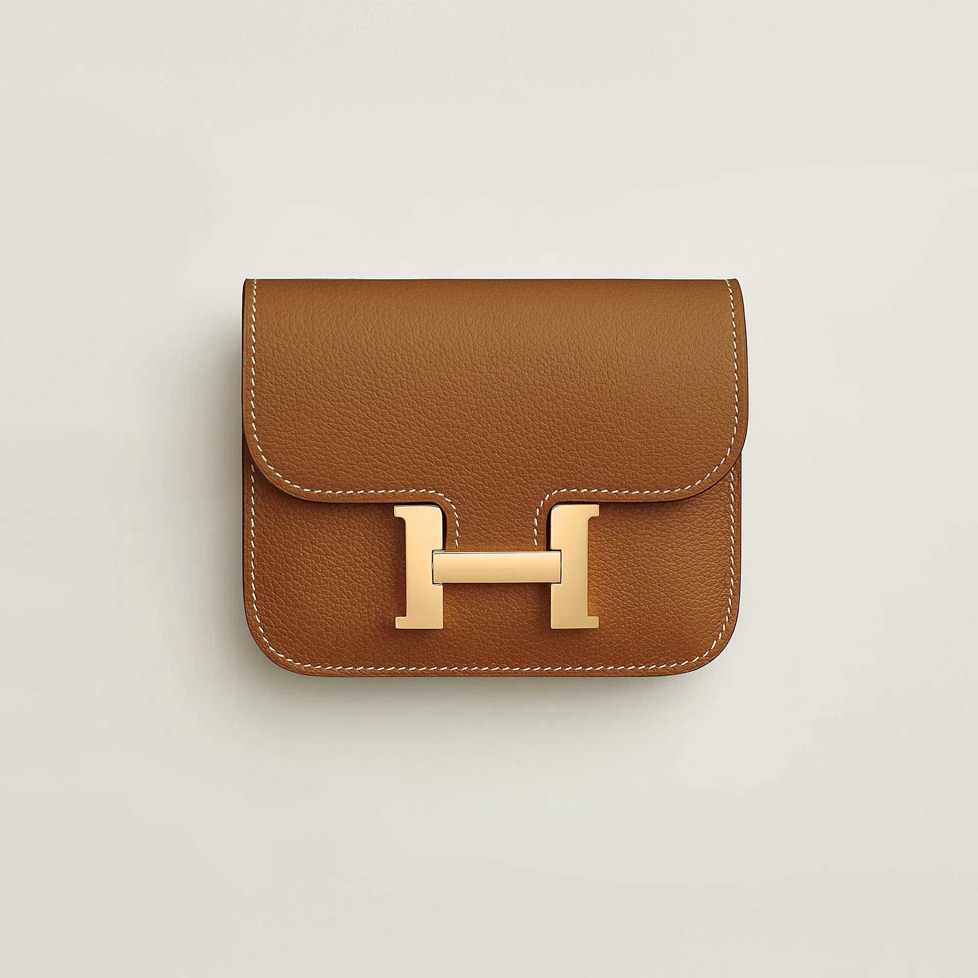 Hermes Constance Slim Wallet Alezan