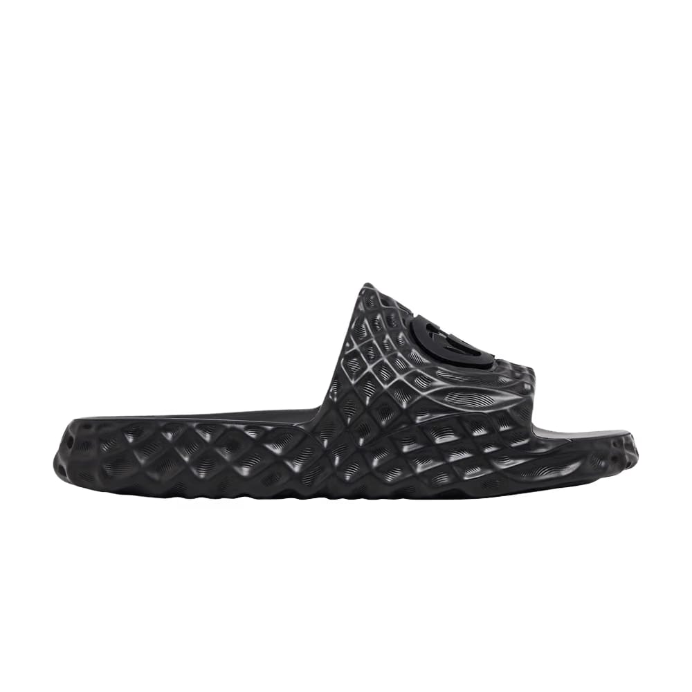 Gucci Slide Sandal Interlocking G Black Water Ripples