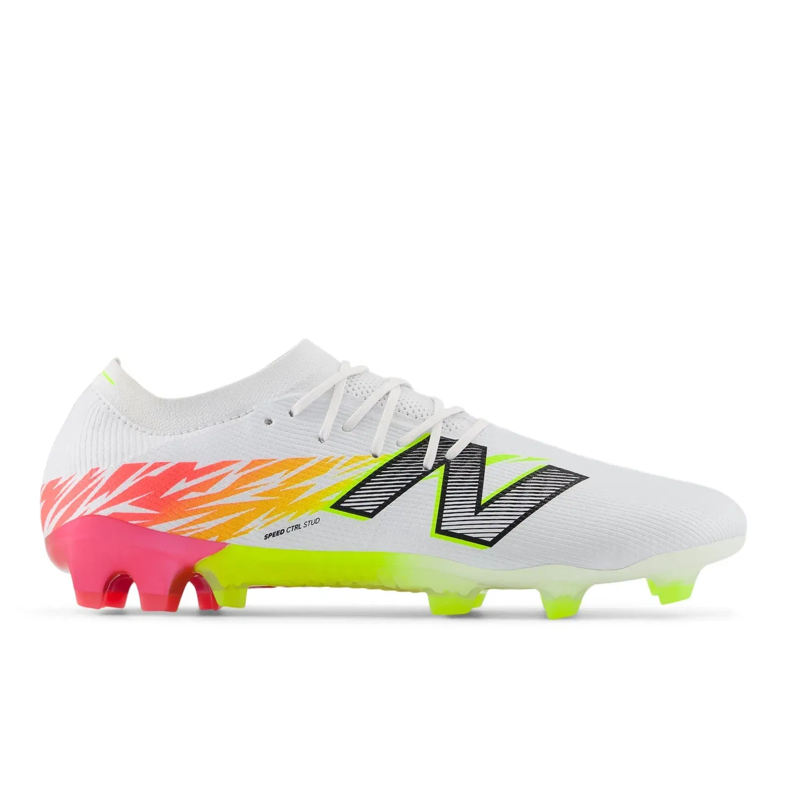 New Balance Furon Elite Fg V8 White With Energy Red And Hi-Lite White With Energy Red And Hi-Lite