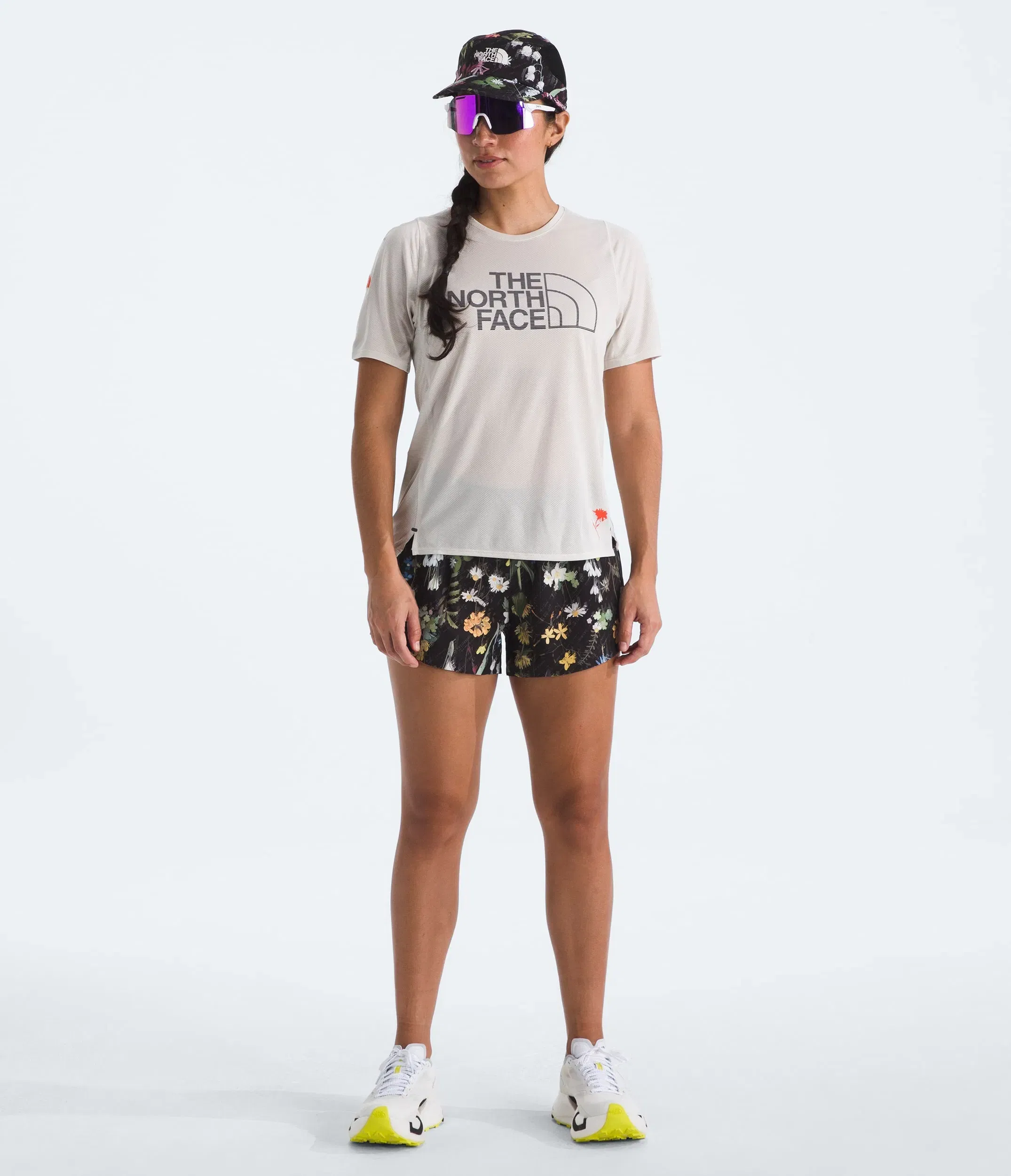 The North Face Women’s Summit Series Pacesetter 3'' Shorts—Print TNF Black