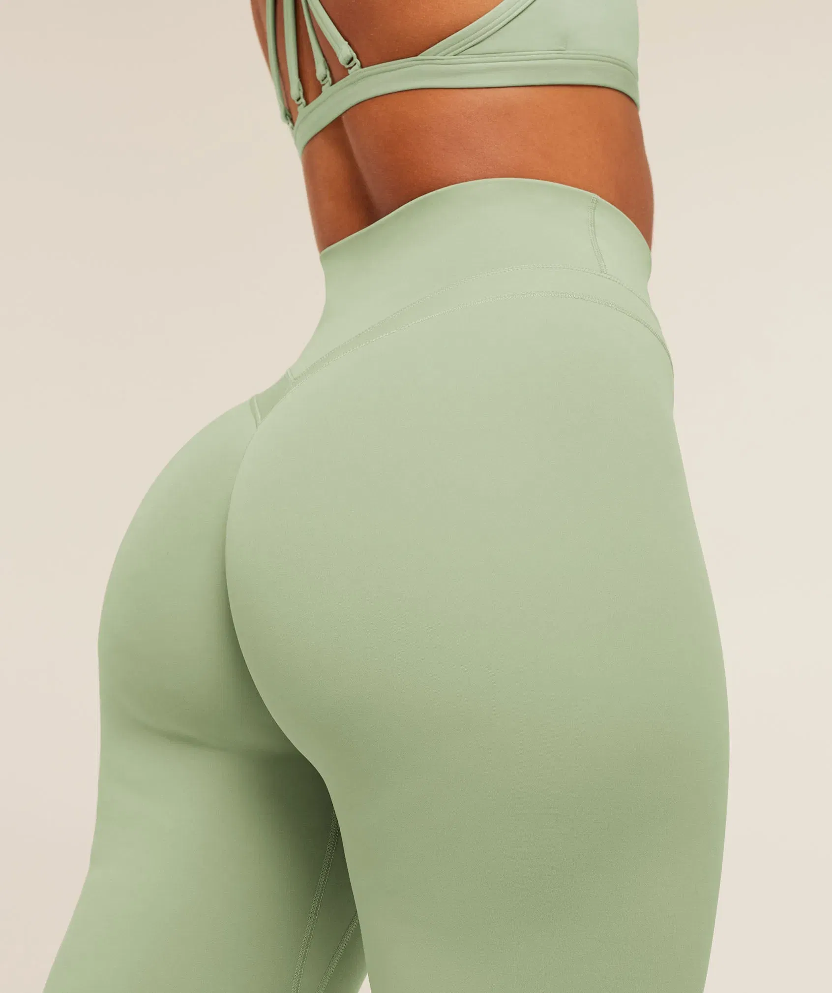 Women's Gymshark Whitney Regular Flared Legging Haze Green