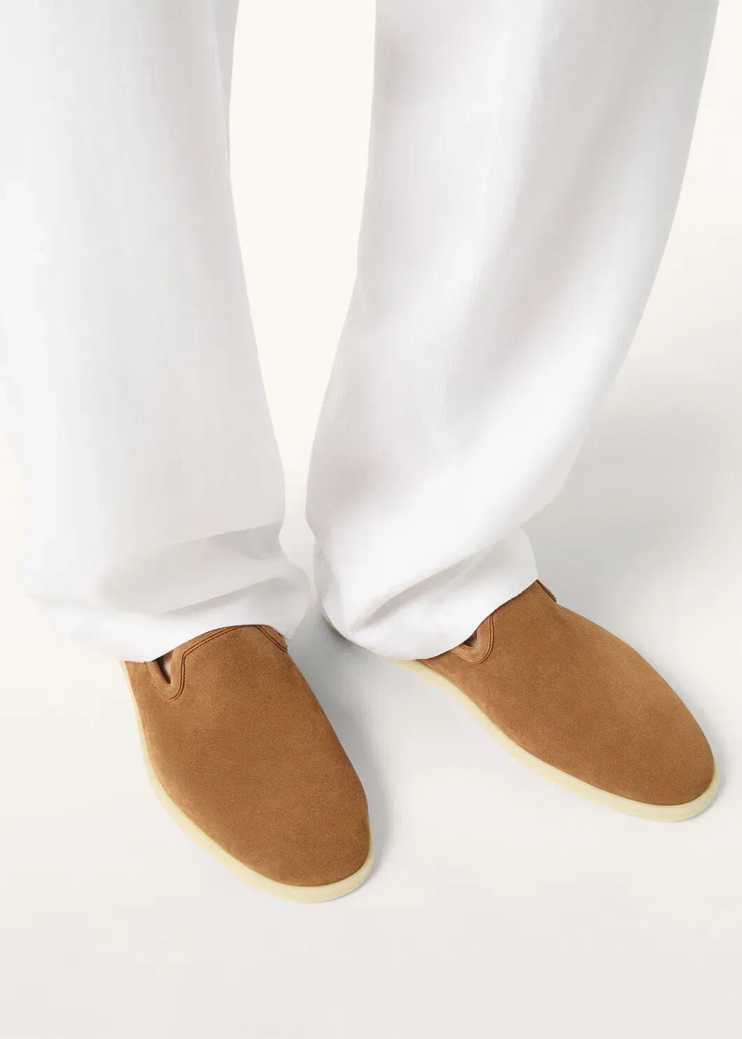 LoroPiana Venice Walk Loafer Light Sand Dune