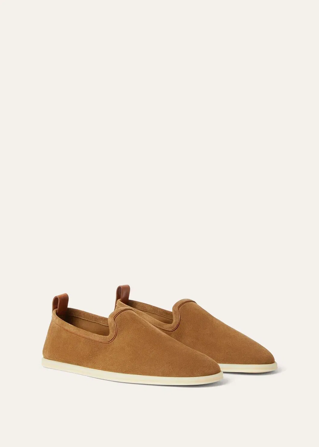 LoroPiana Venice Walk Loafer Light Sand Dune