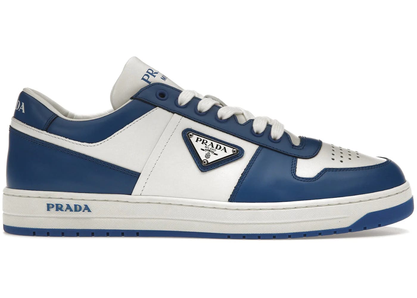 Prada Downtown Leather Cobalt Blue