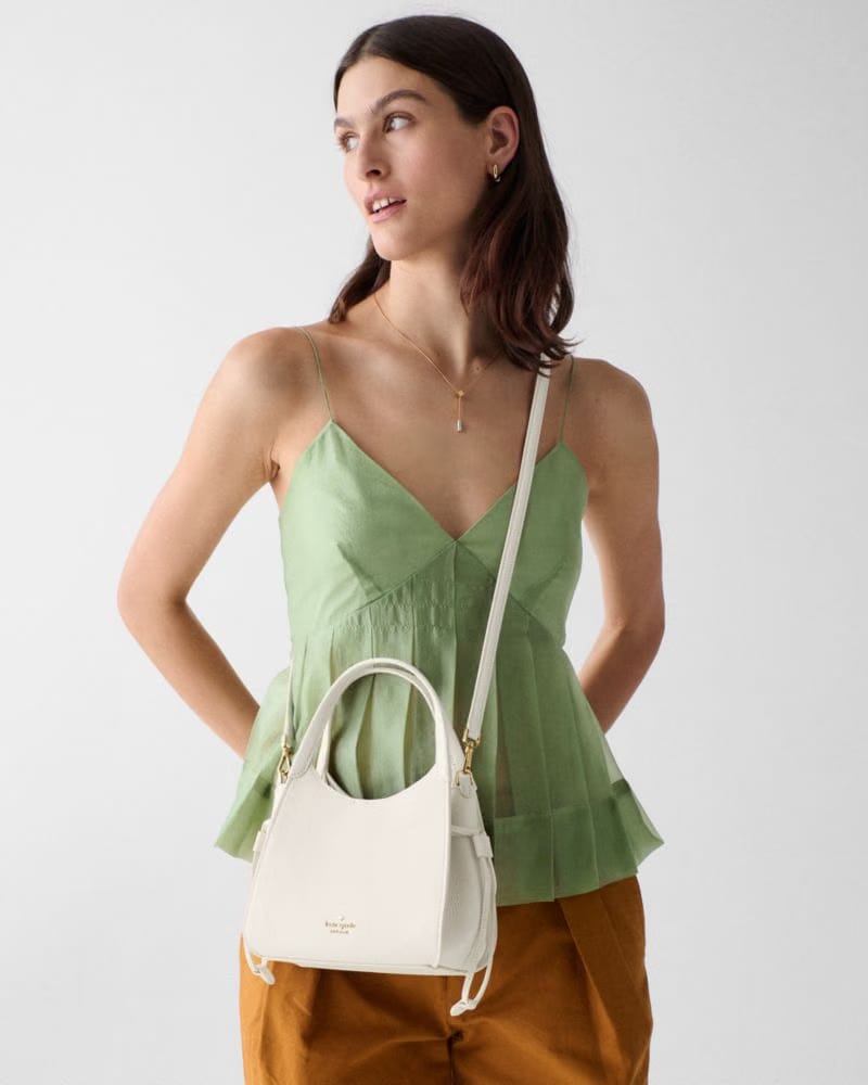 KateSpade Stash Small Carryall Bag Light Cream