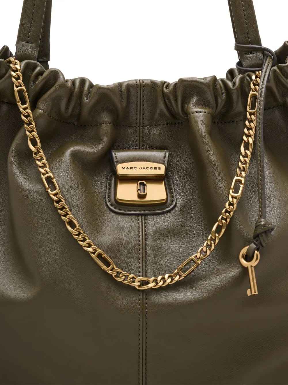 The Cristina chain-embellished drawstring tote bag