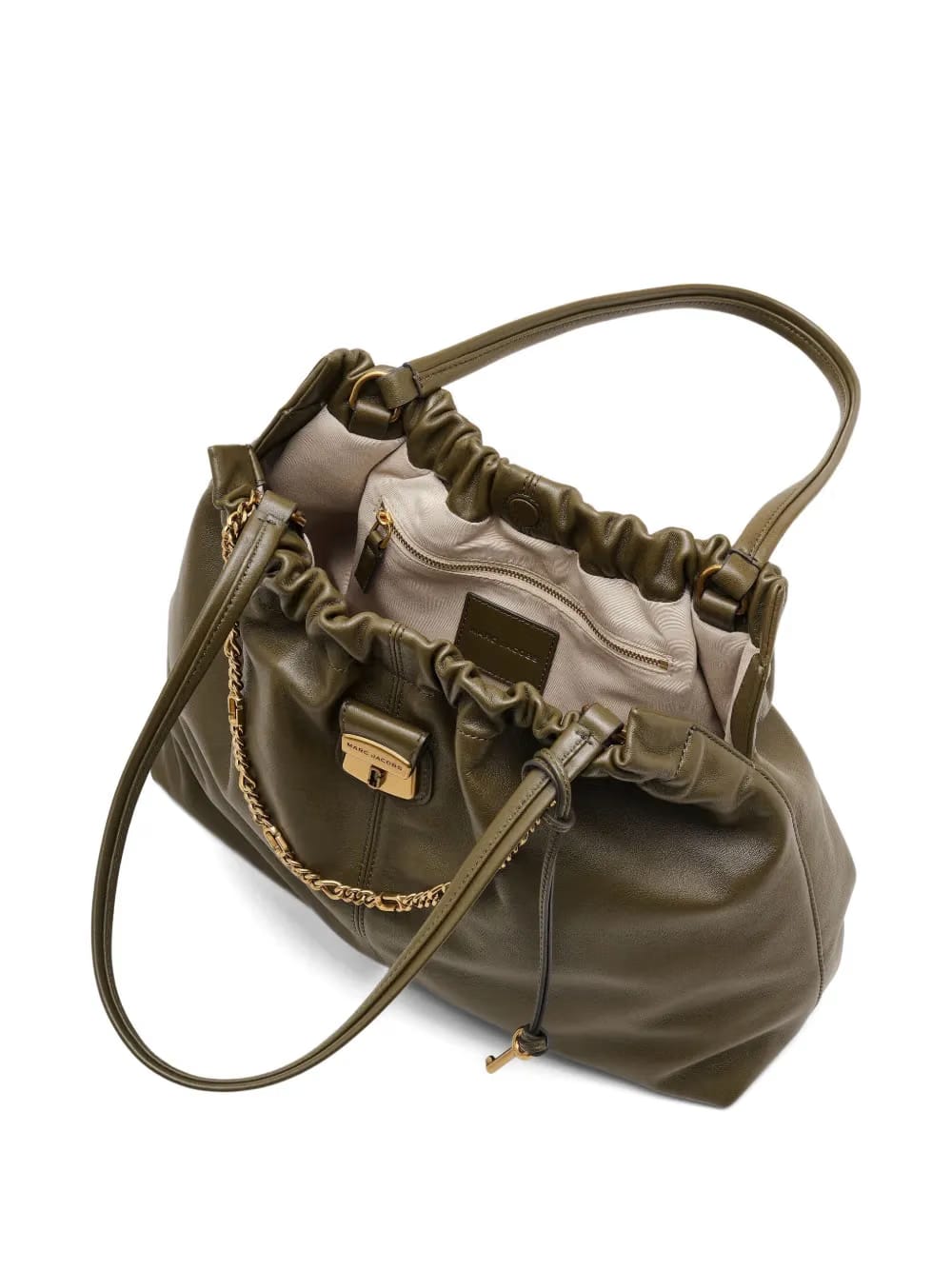 The Cristina chain-embellished drawstring tote bag