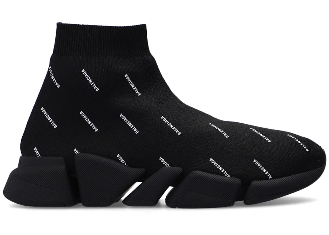 Balenciaga Wmns Speed 2.0 Sneaker 'Allover Logo - Black'