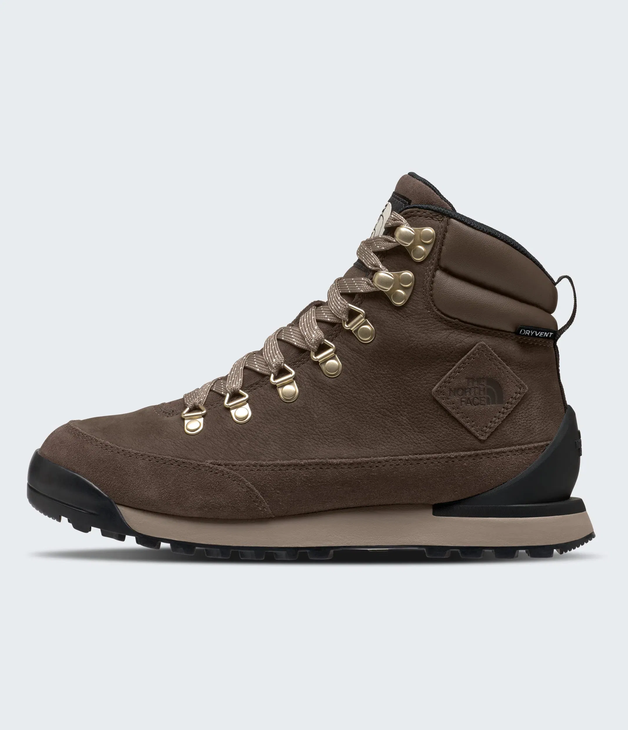 The North Face Womens Back-To-Berkeley Iv Leather Waterproof Boots Demitasse Brown/Garnet