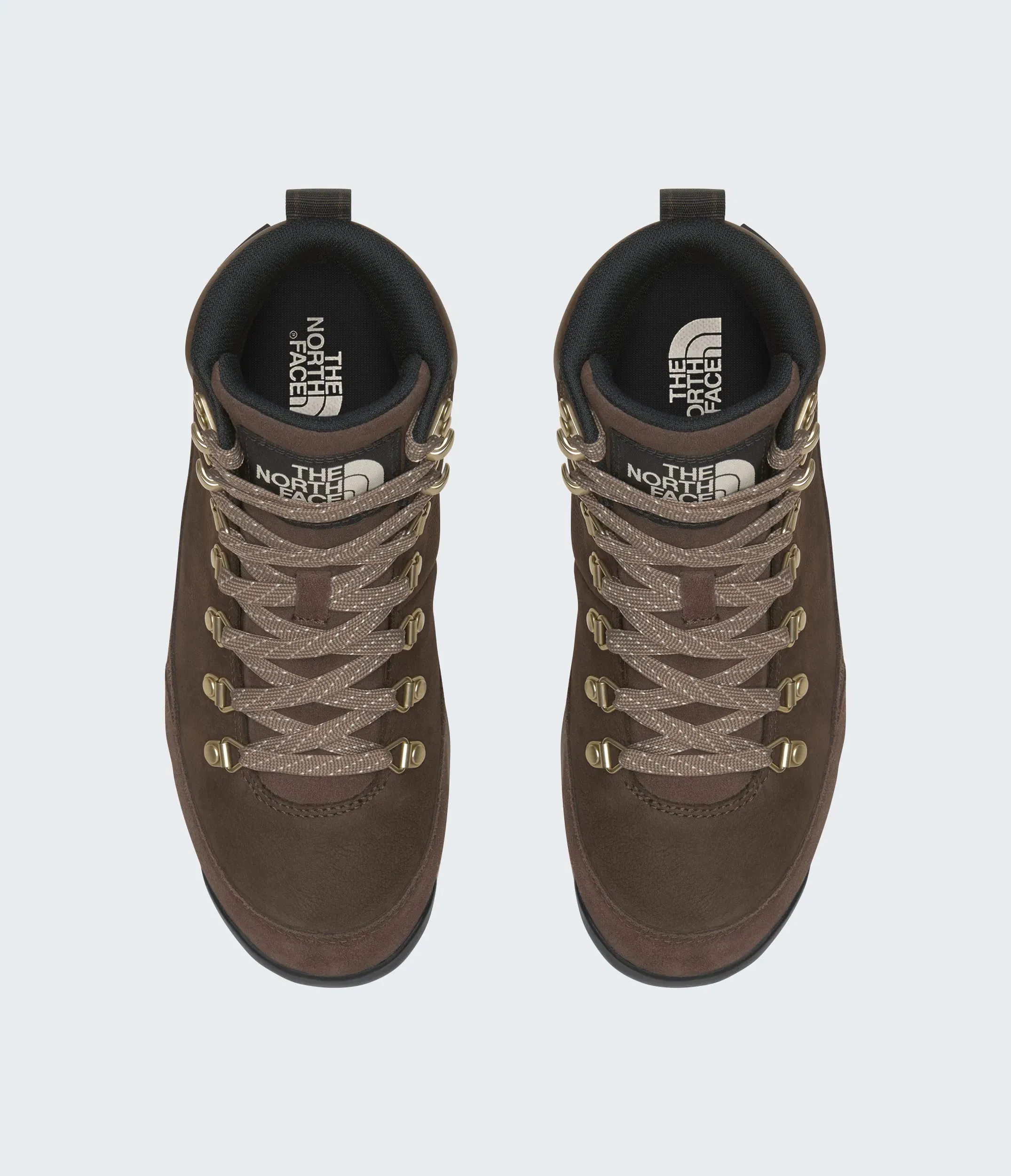 The North Face Womens Back-To-Berkeley Iv Leather Waterproof Boots Demitasse Brown/Garnet